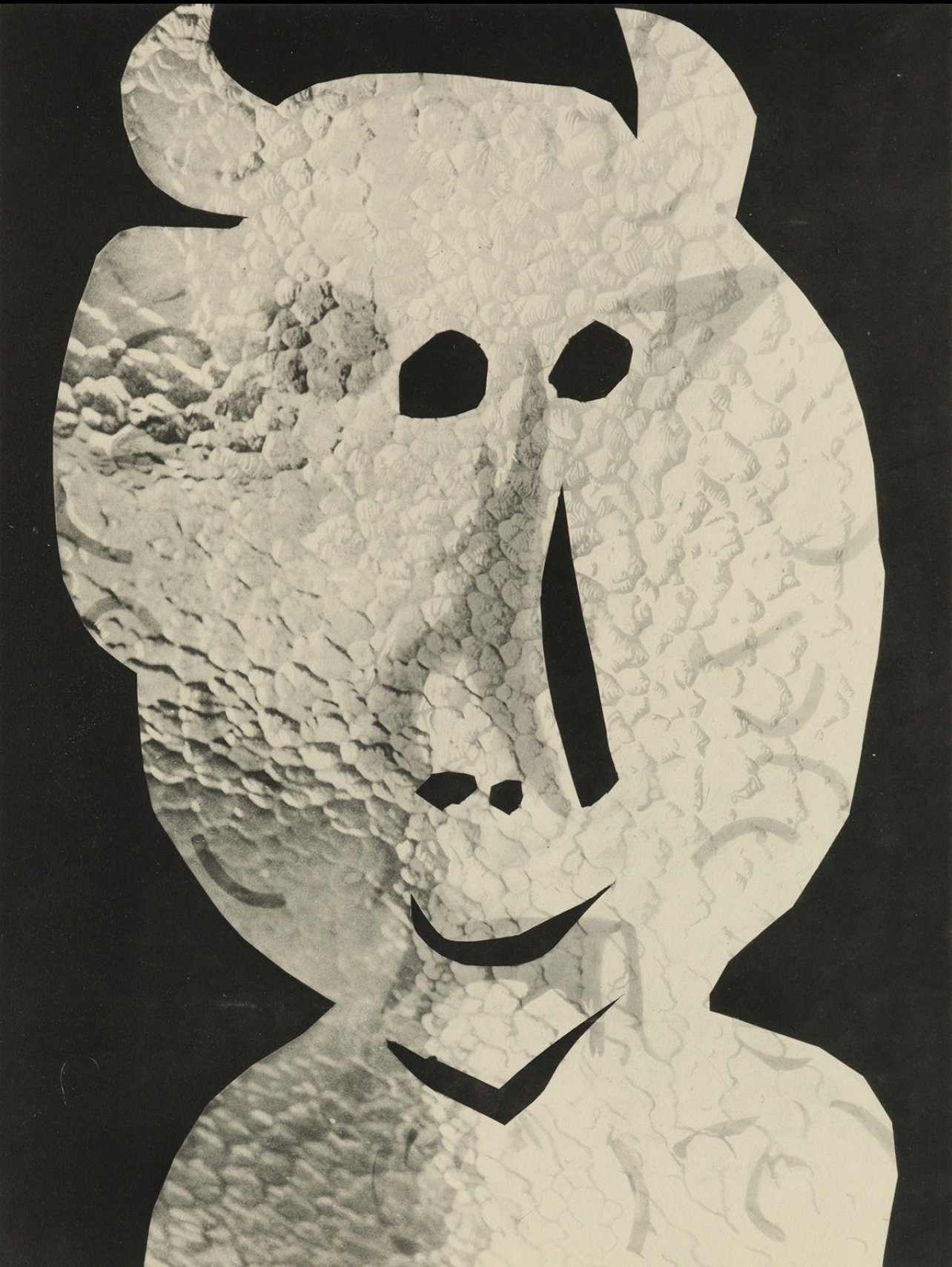 Pablo Picasso, Composition (Bloch 112; Kibbey 1466; Goeppert 115), Diurnes Découpages et Photographies, Limited Edition Phototype