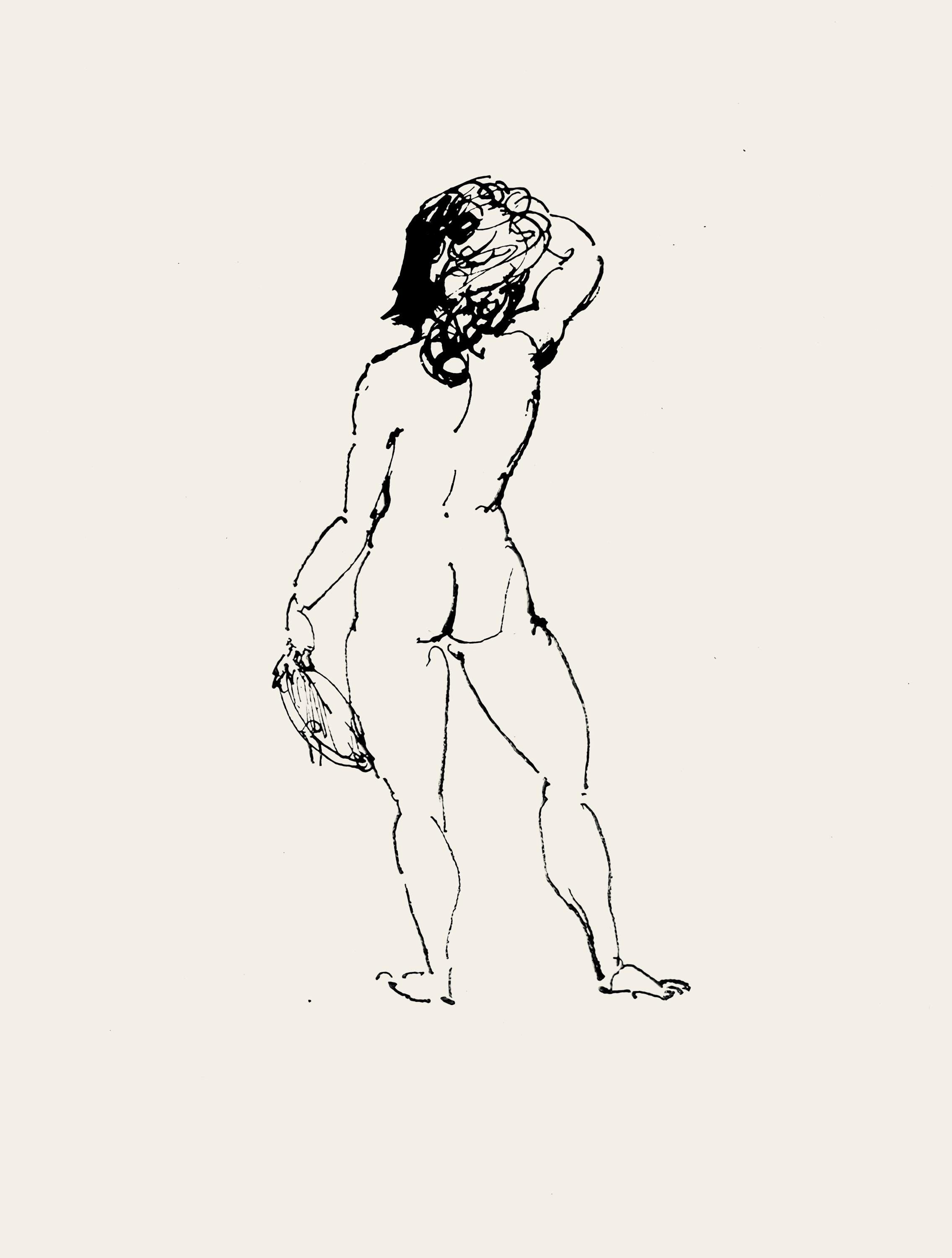 Pablo Picasso, Composition (Hodorisch B2), Le manuscrit trouvé dans un chapeau, Limited Edition Lithograph