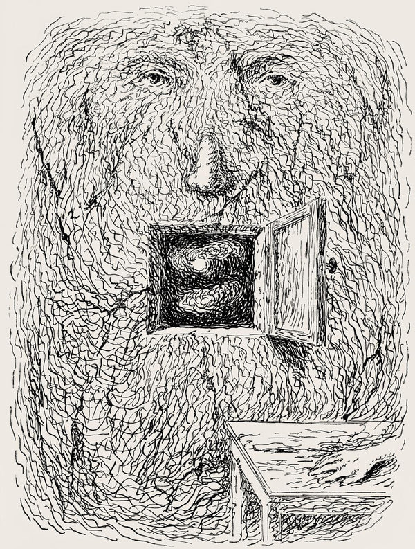 René Magritte, Composition, Les chants de Maldoror, Limited Edition Lithograph