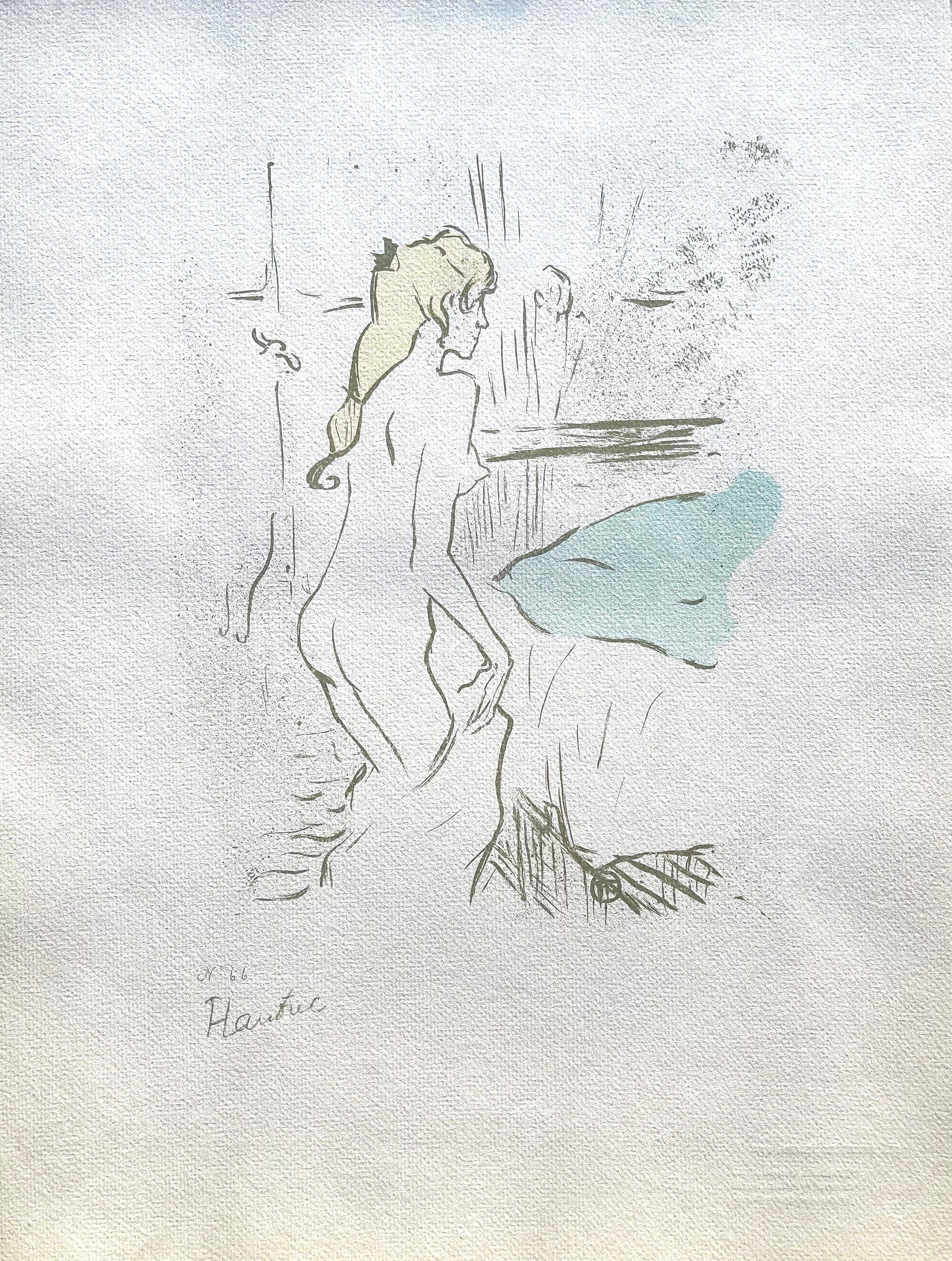 Henri de Toulouse-Lautrec, Étude de femme, TLautrec, Philadelphia Museum of Art, Limited Edition Lithograph