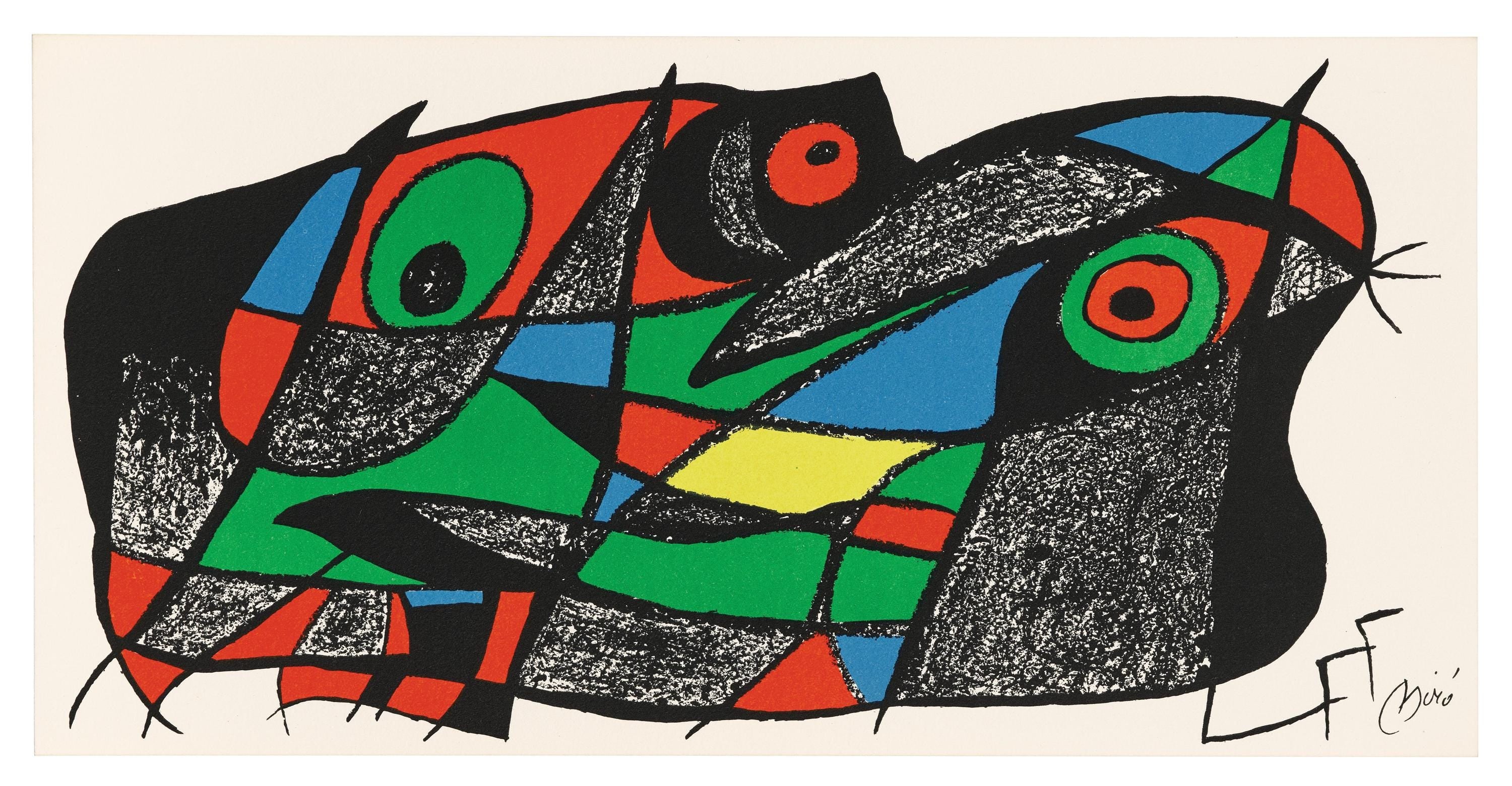 Joan Miró, Composition (Cramer 209; Mourlot 938), Limited Edition Lithograph