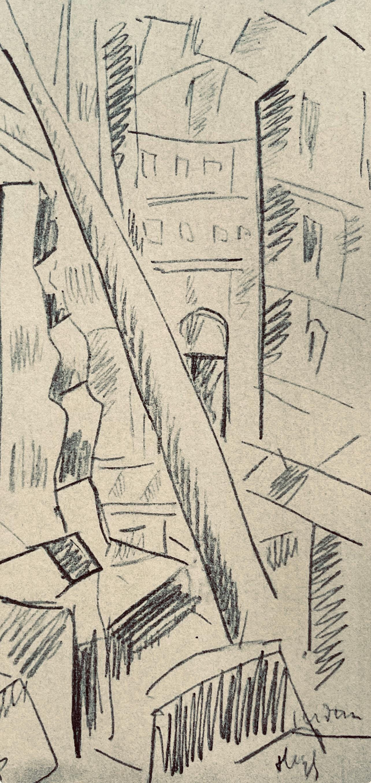 Fernand Léger, Verdun Détruit, Fernand Léger, Dessins de Guerre, Limited Edition Lithograph