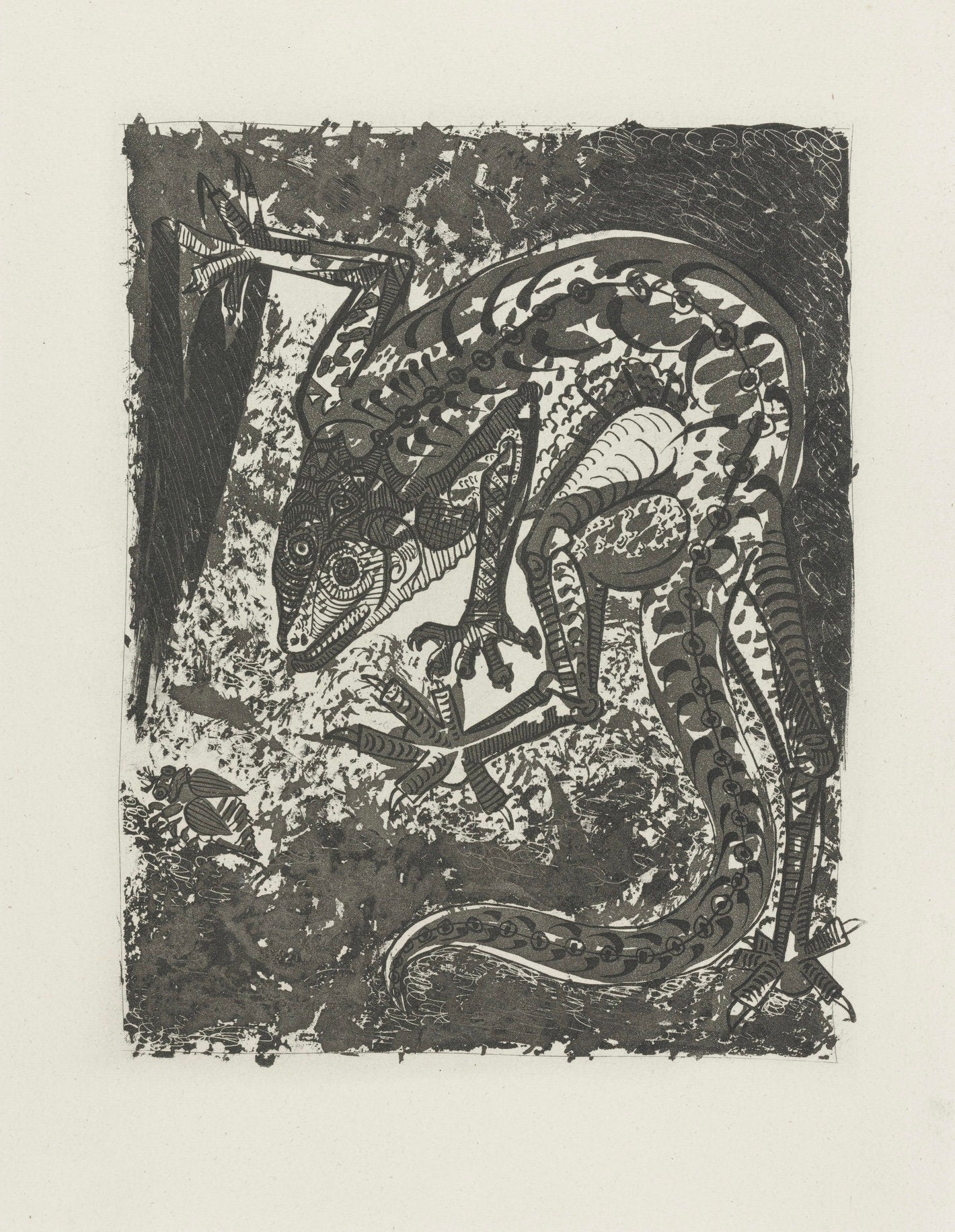 Pablo Picasso, Le Lézard, Histoire naturelle, Limited Edition Lithograph