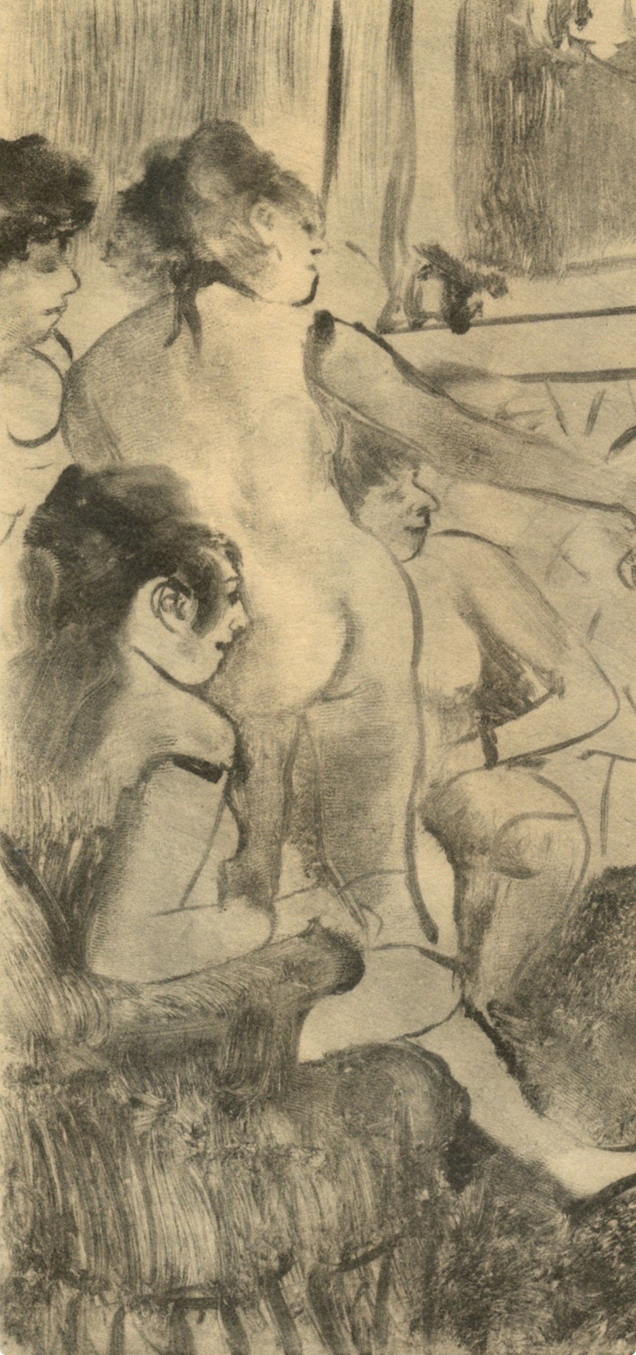 Edgar Degas, Un Client serieux, E. Degas Monotypes, Limited Edition Monotype