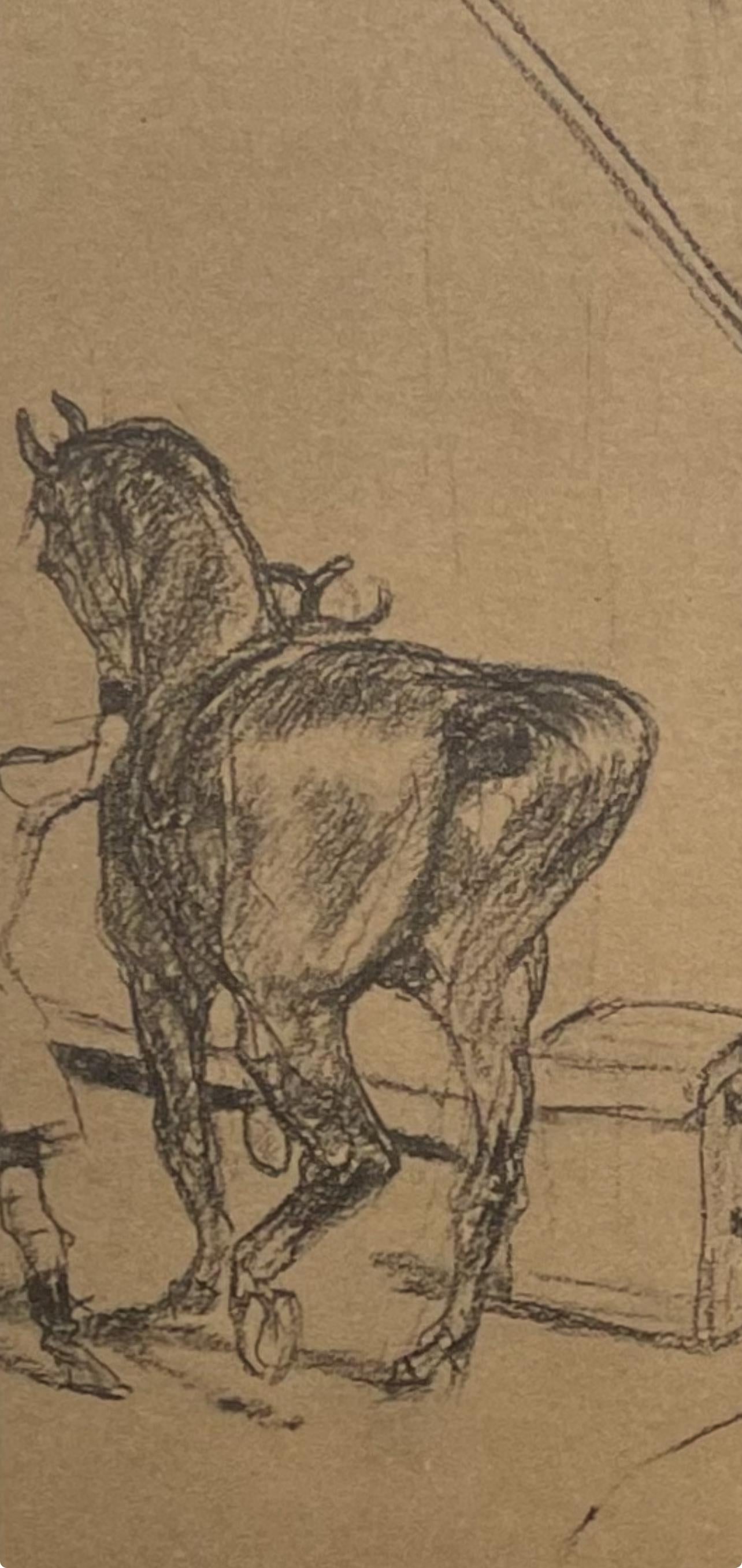 Henri de Toulouse-Lautrec, Haute École Equestrienne: Taking a Bow, Henri de Toulouse-Lautrec, At the Circus, Limited Edition Lithograph
