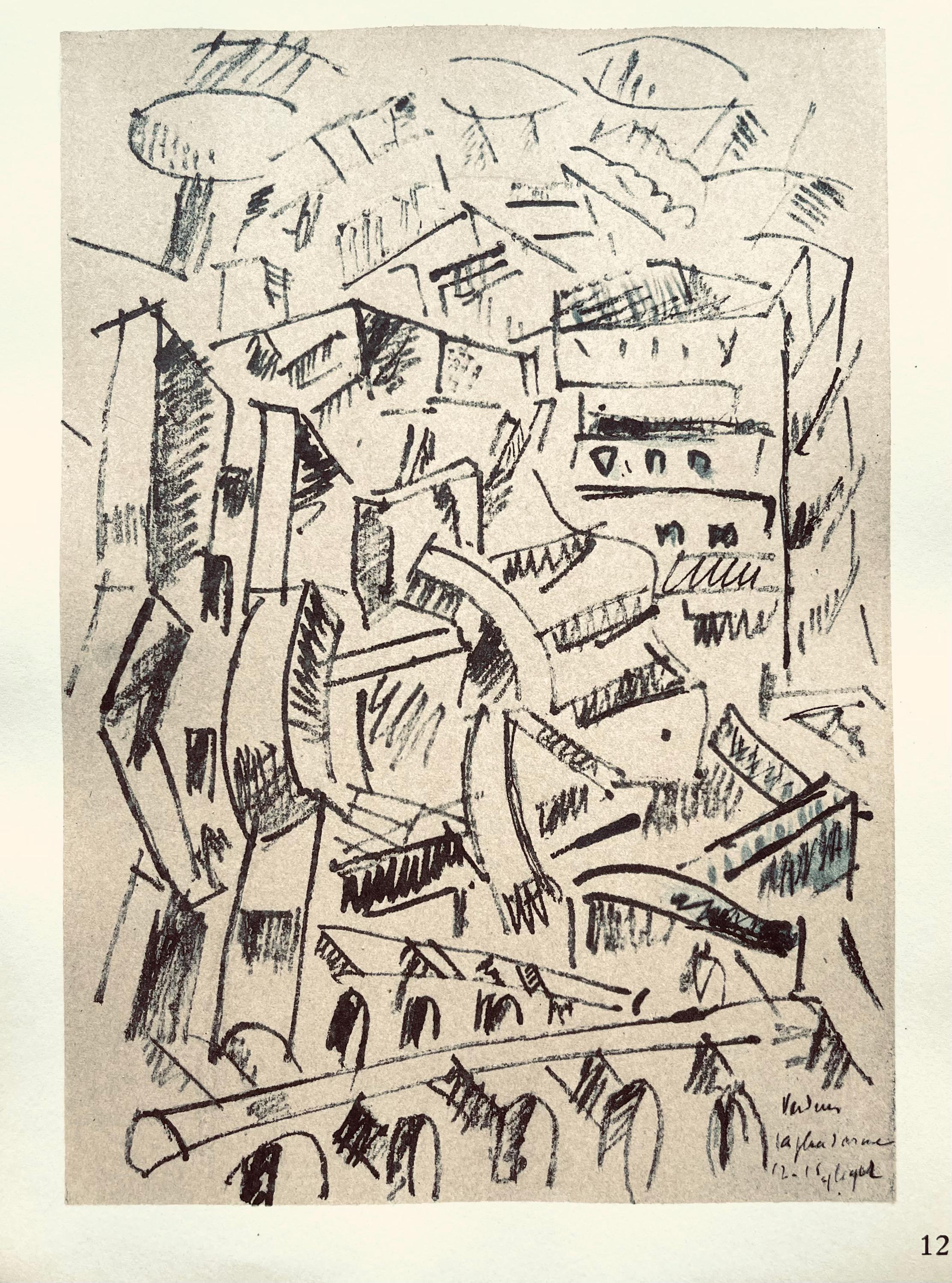 Fernand Léger, Verdun: La Place D'armes, Fernand Léger, Dessins de Guerre, Limited Edition Lithograph