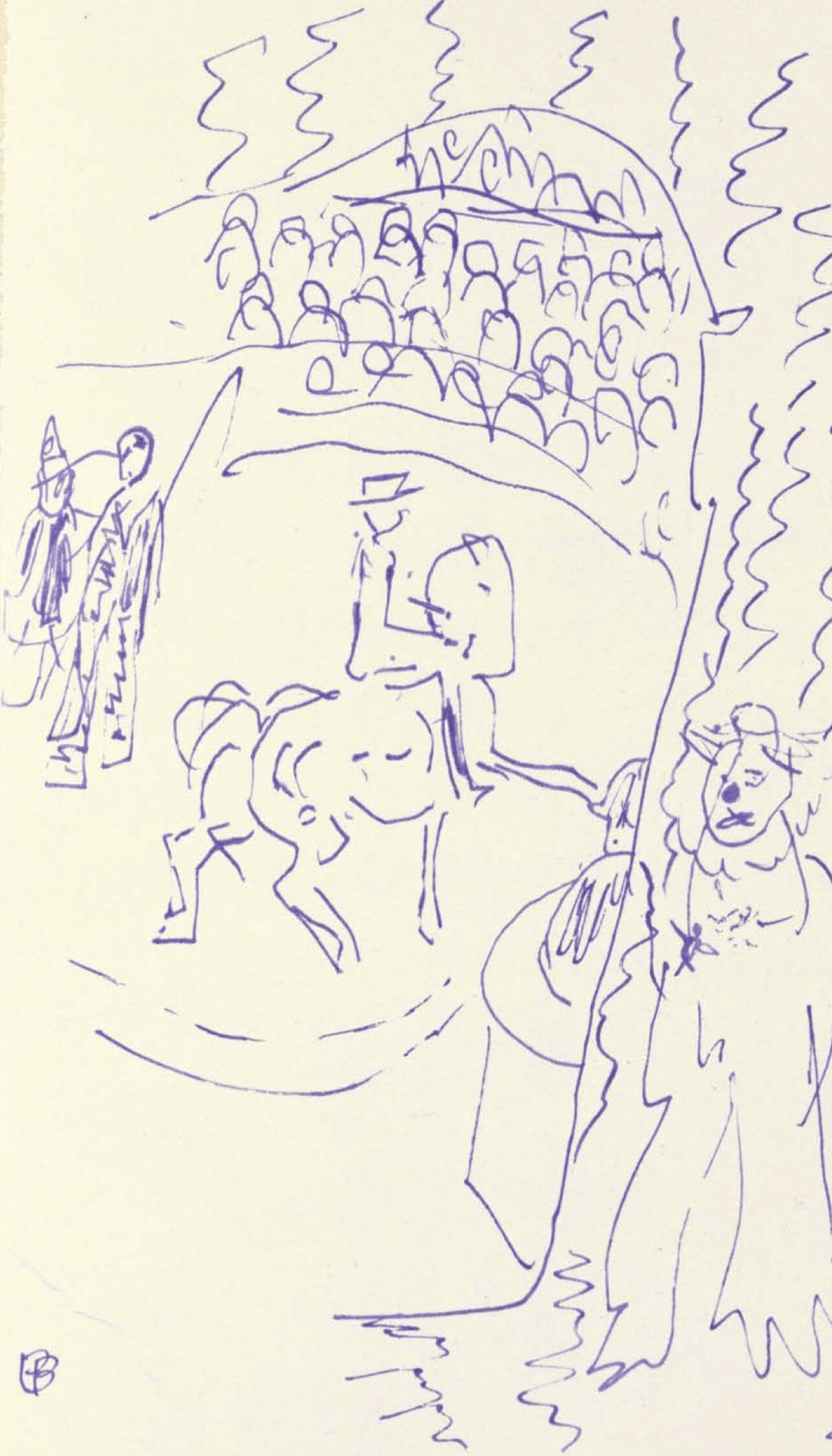 Pierre Bonnard, Composition (Terrasse 54), Pierre Bonnard Correspondences, Limited Edition Lithograph