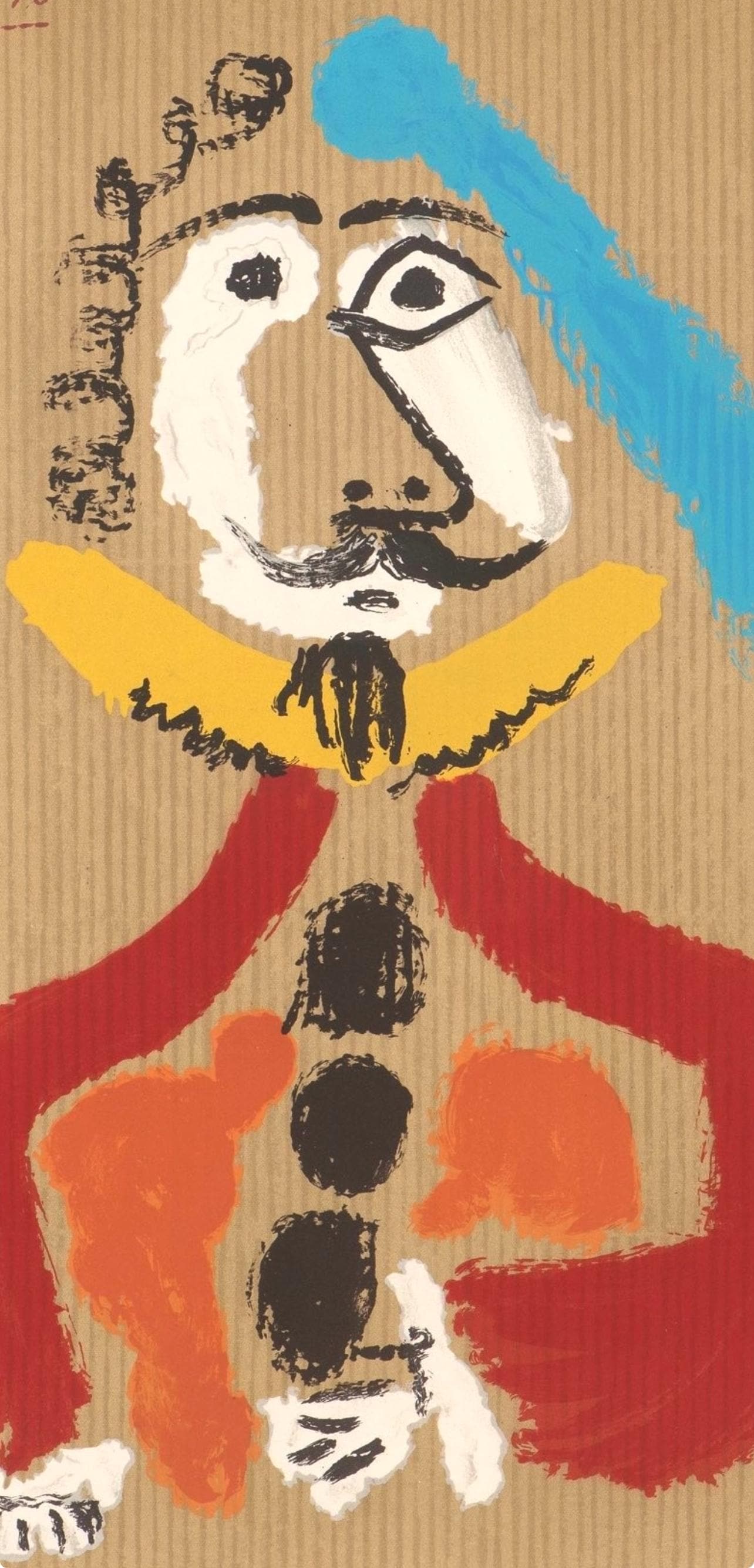 Pablo Picasso, Composition (Orozco 207-261), Vingt-Neuf Portraits Imaginaires, Limited Edition Lithograph