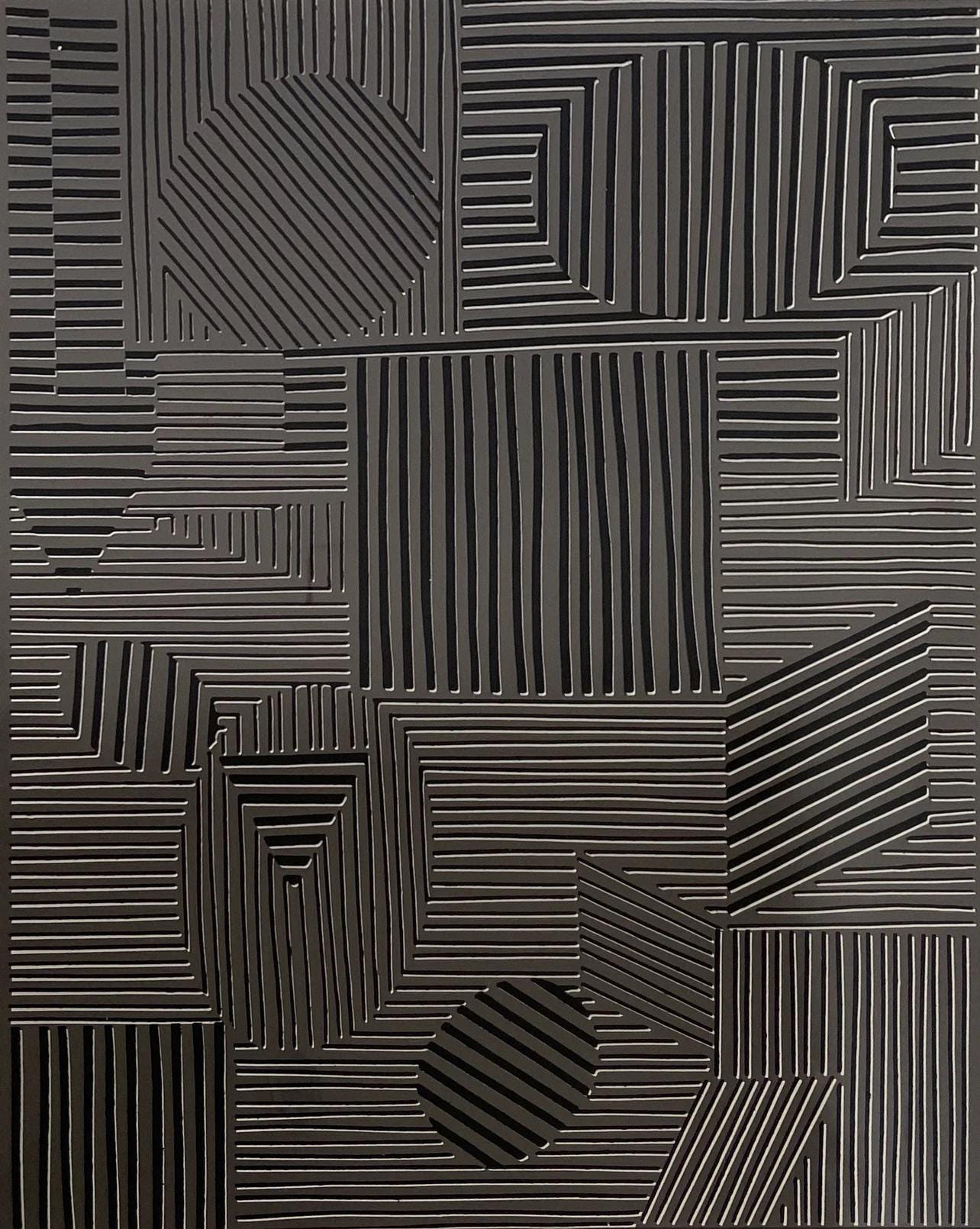 Victor Vasarely, Composition, Cinétiques, Limited Edition Héliogravure