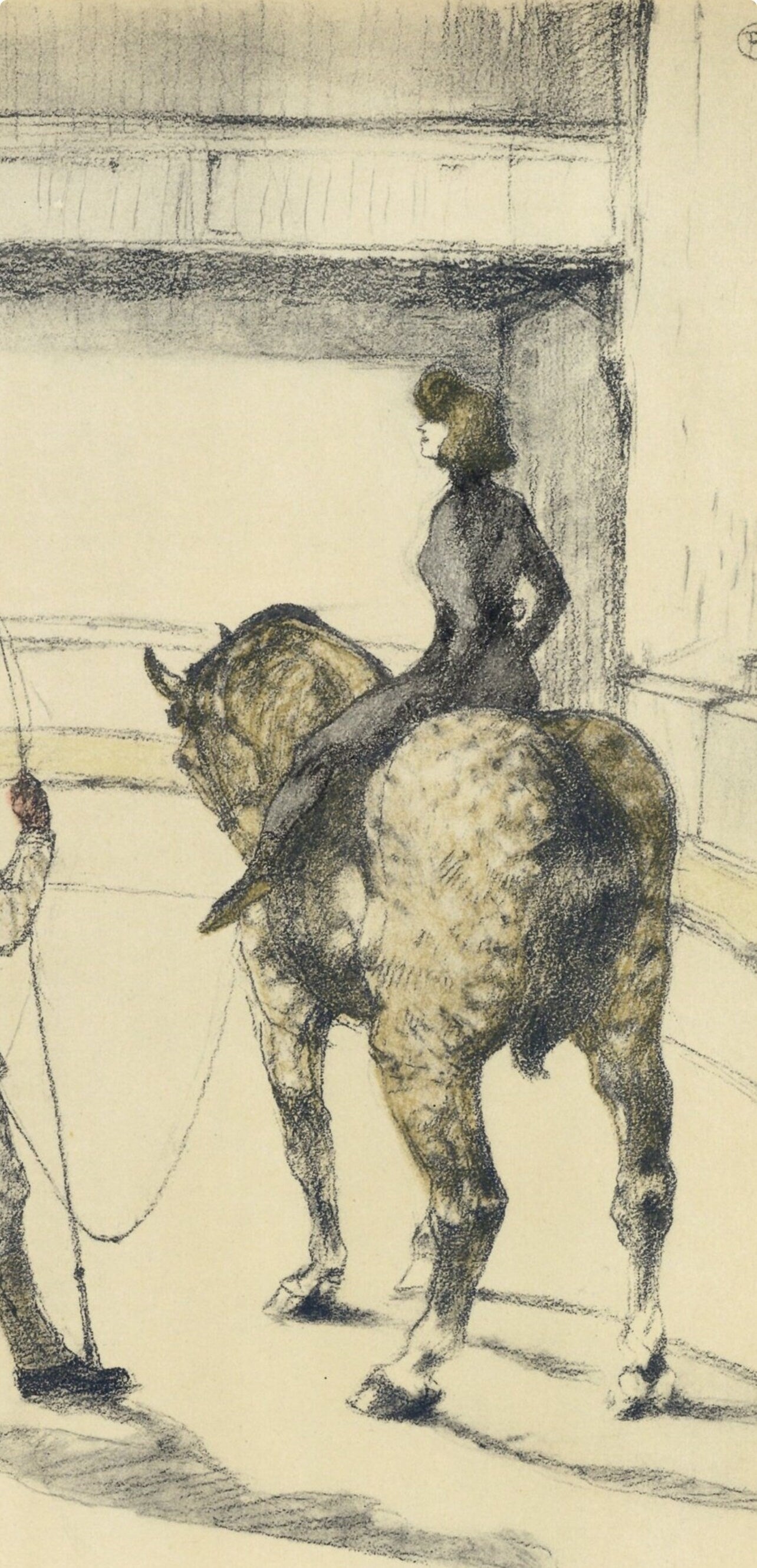 Henri de Toulouse-Lautrec, Ecuyere de haute ecole, The Circus by Toulouse-Lautrec, Limited Edition Lithograph