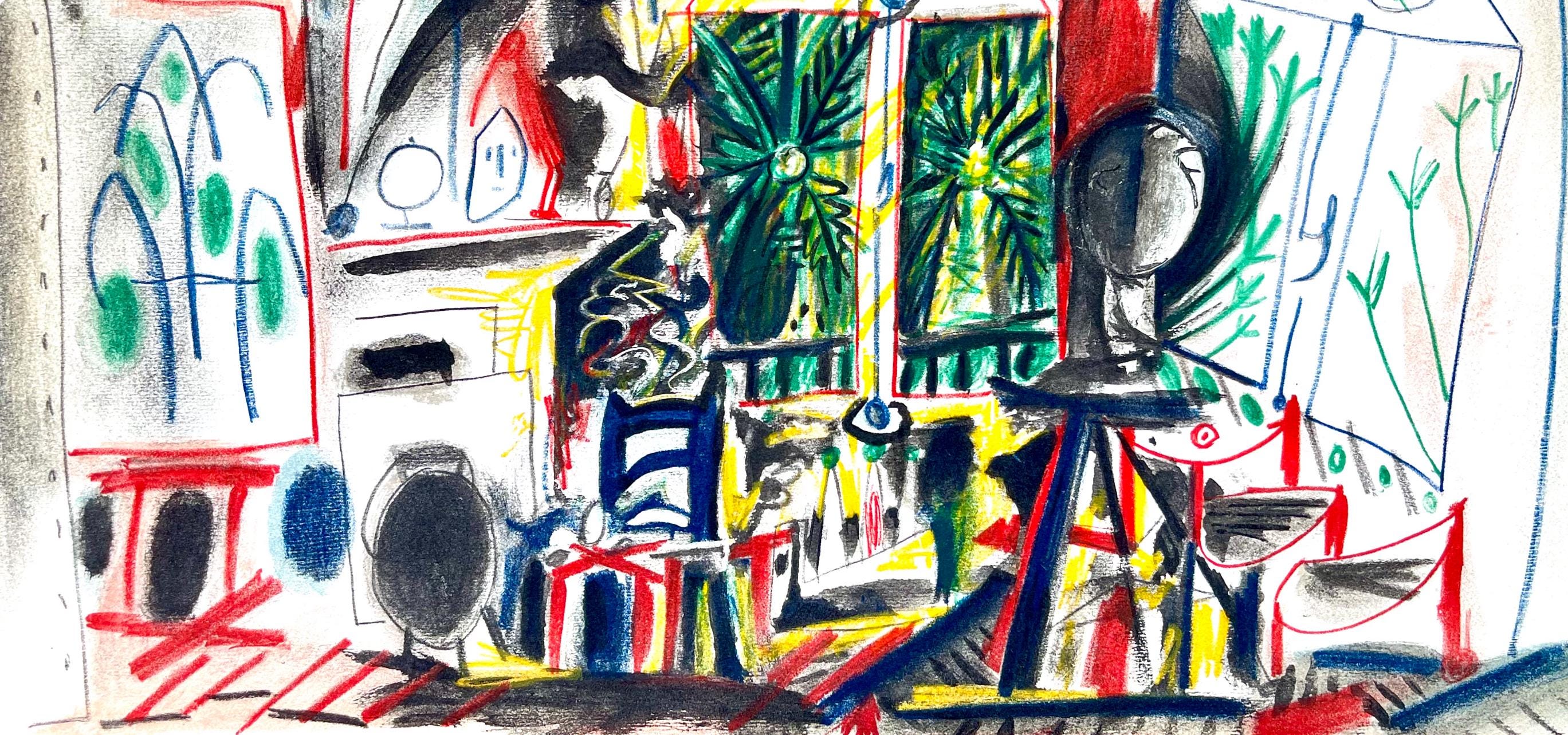 Pablo Picasso, Composition (Cramer 101), Carnet de la Californie, Limited Edition Lithograph