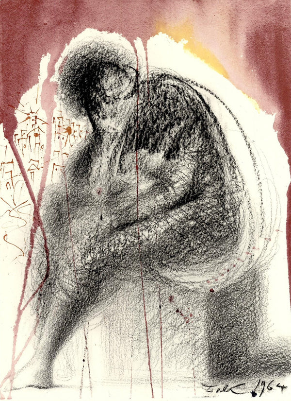 Salvador Dali, Composition (Michler/Löpsinger 1600; Field 69-3), Biblia Sacra, Limited Edition Lithograph