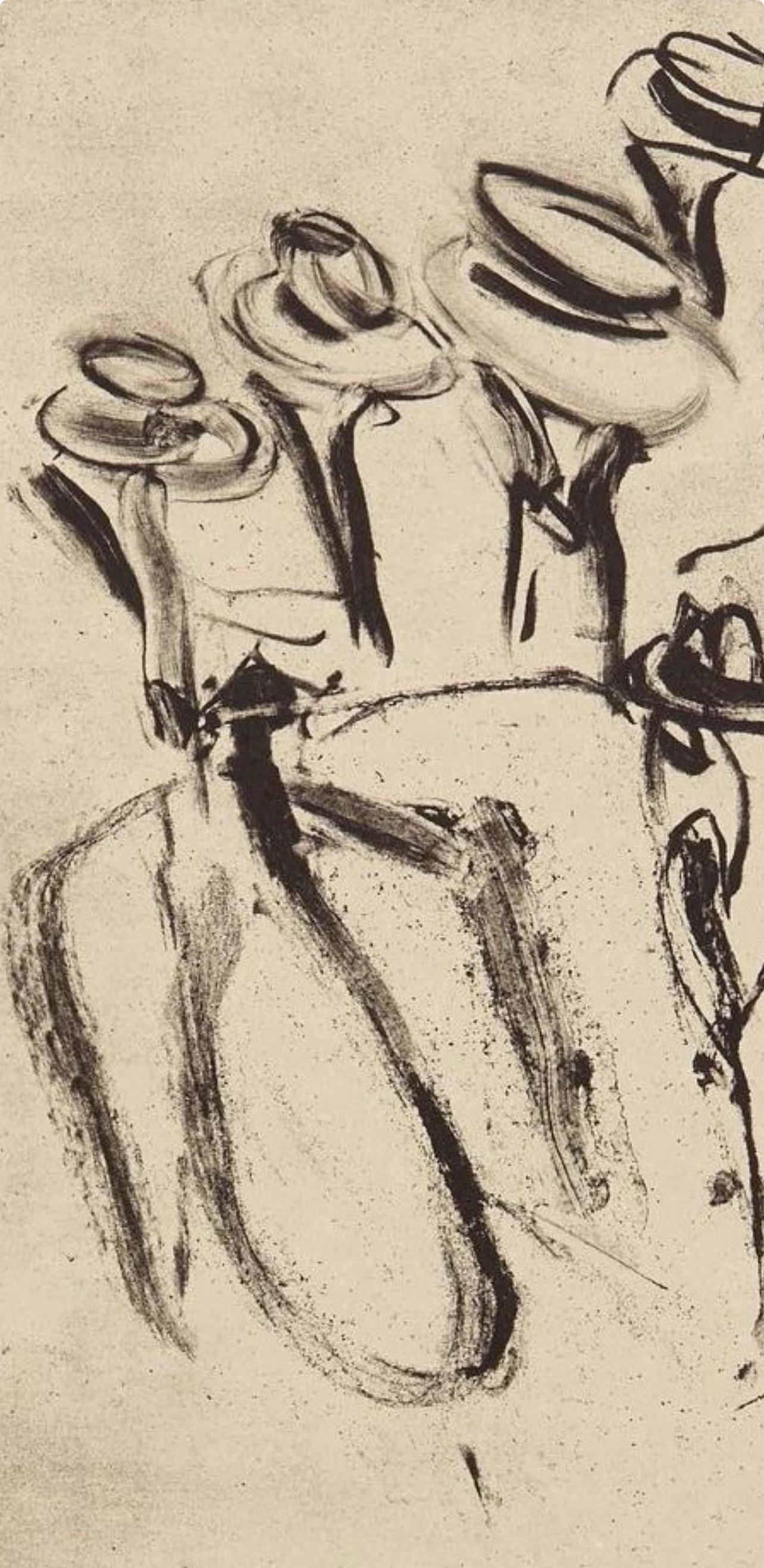 Willem de Kooning, Composition, Poems, Limited Edition Lithograph