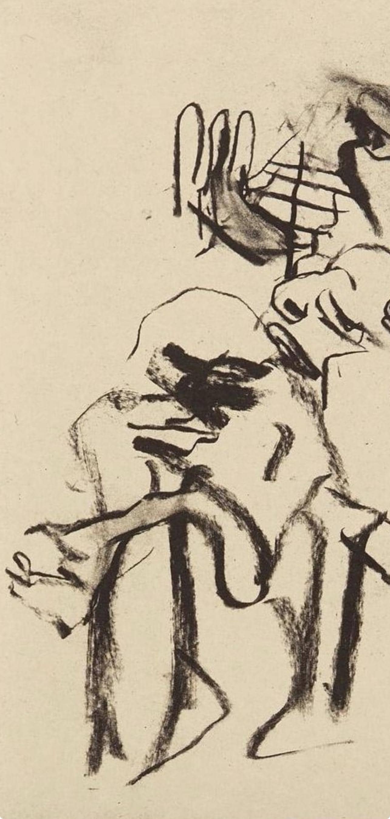 Willem de Kooning, Composition, Poems, Limited Edition Lithograph