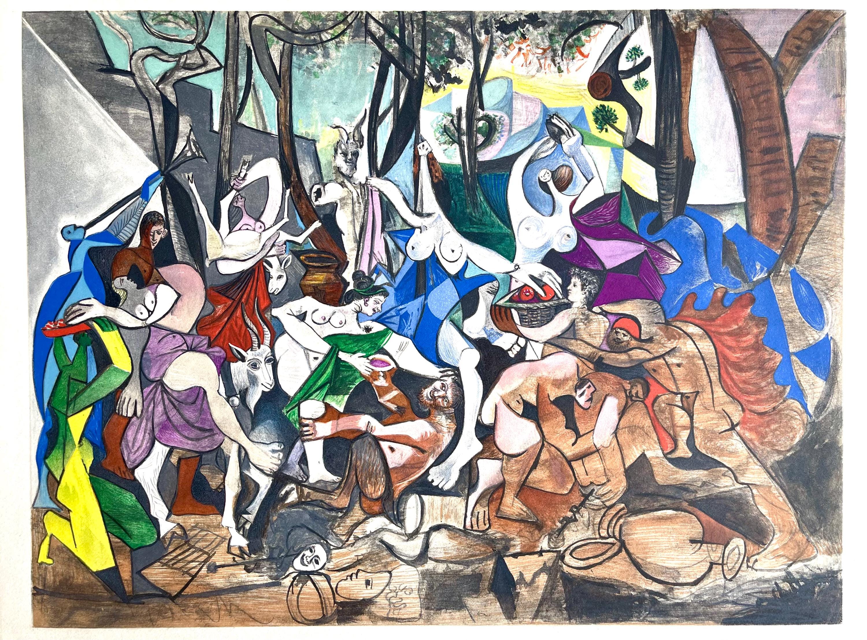 Pablo Picasso, Composition (Cramer 88), Dans l'Atelier de Picasso, Limited Edition Lithograph