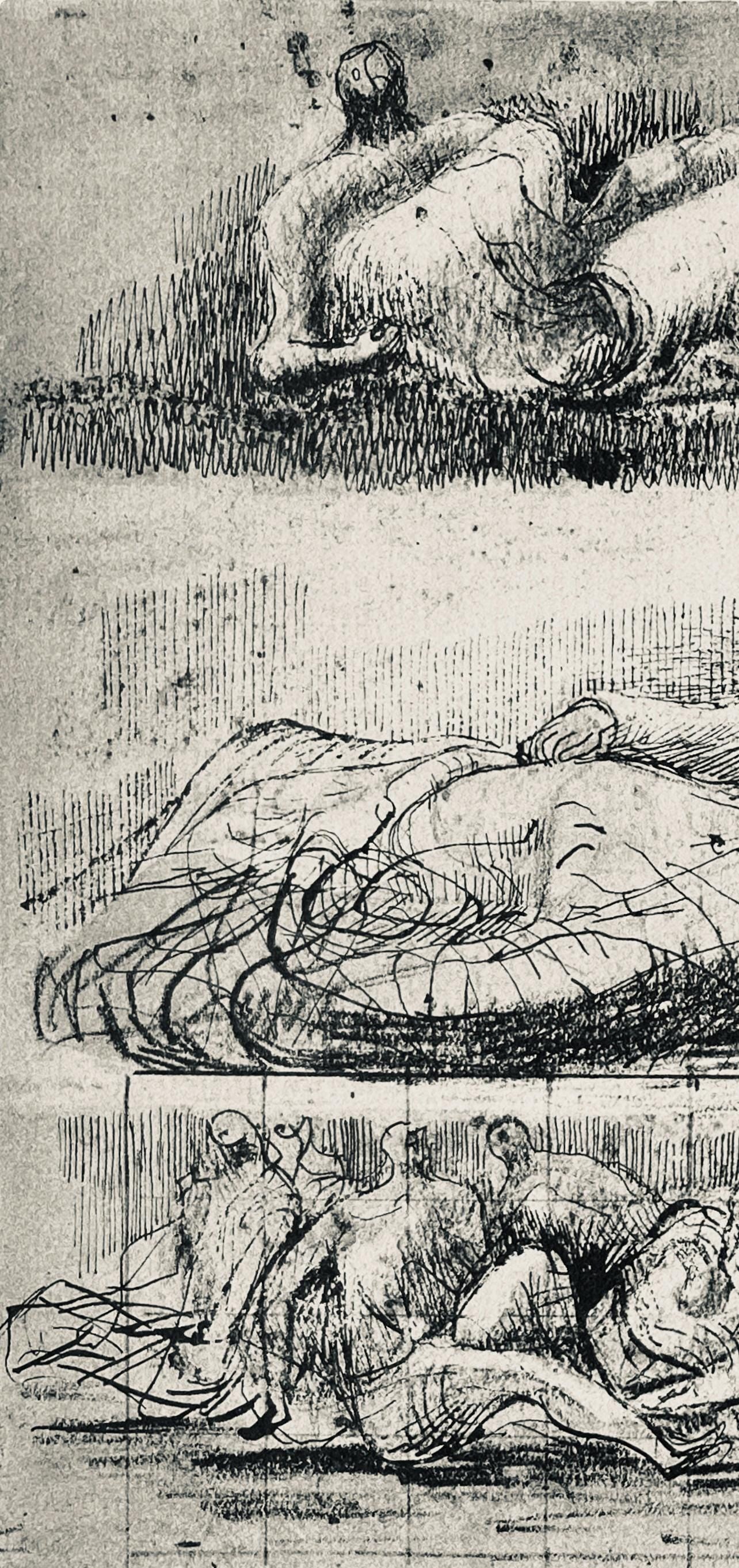 Henry Moore, Reclining Figures, The Drawings of Henry Moore, Limited Edition Lithograph