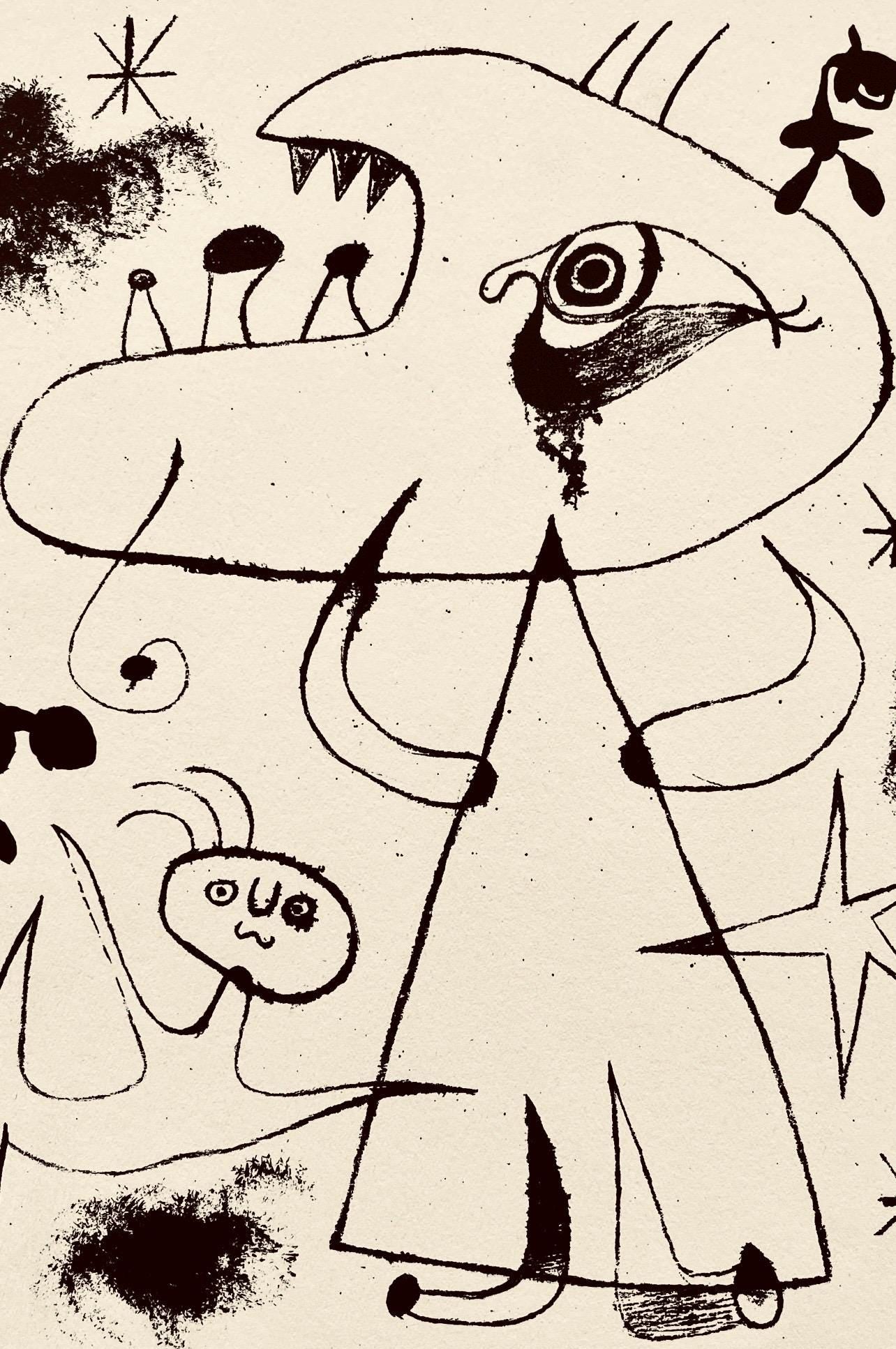 Joan Miró, Composition, The Prints of Joan Miro, Limited Edition Etching