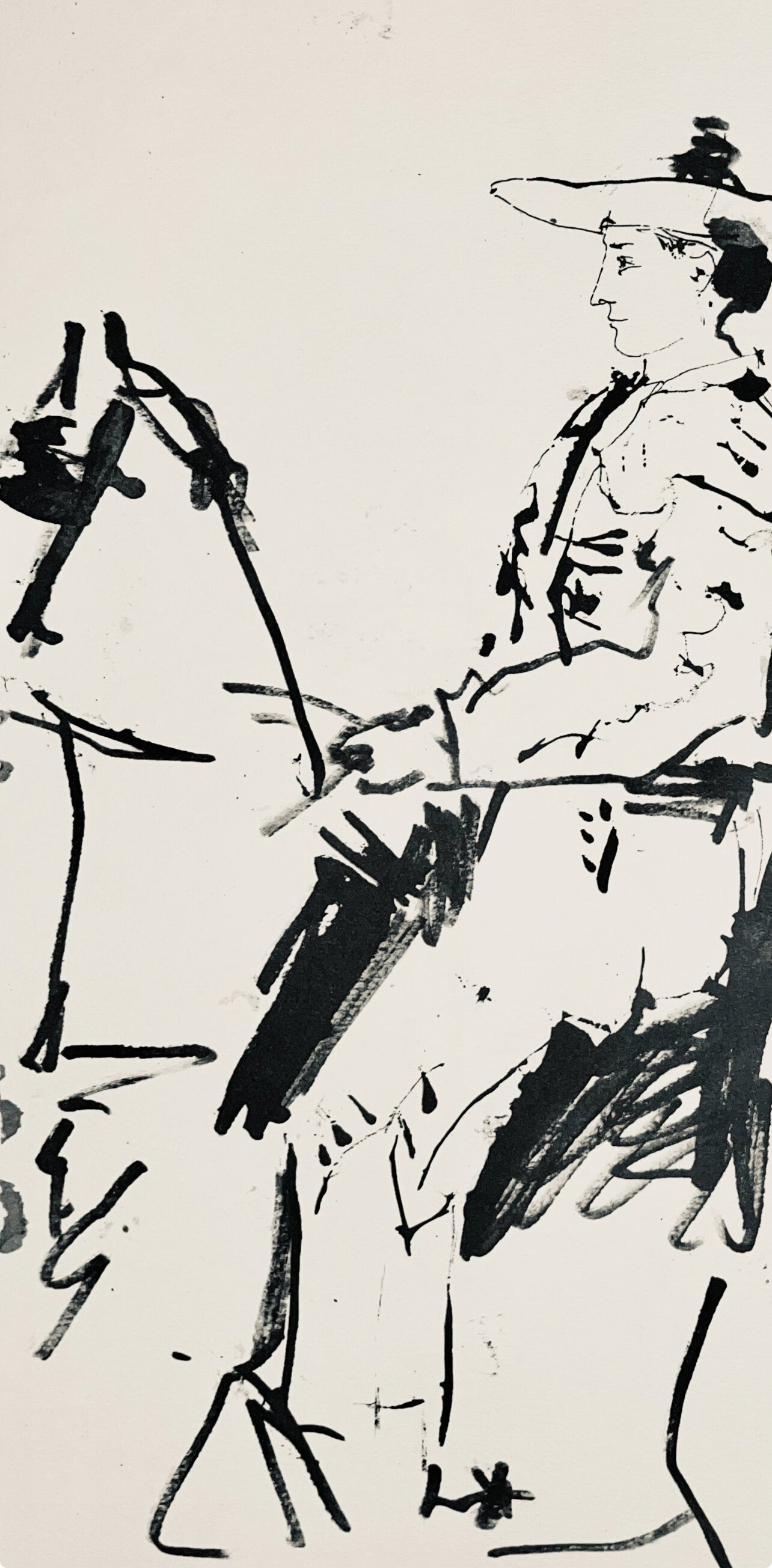 Pablo Picasso, Composition (Bloch 1276; Czwiklitzer 23), Toros y Toreros, Limited Edition Lithograph