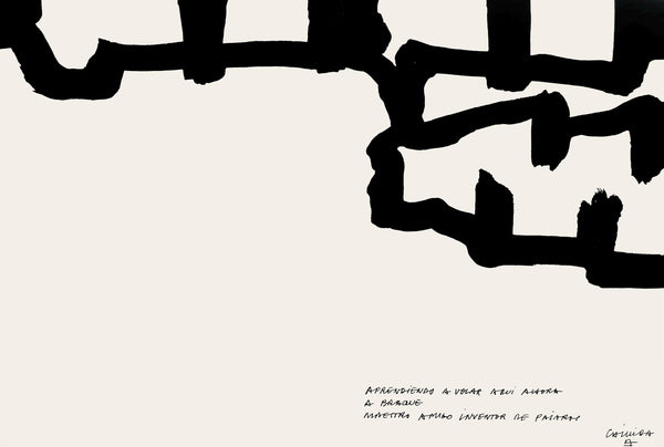 Eduardo Chillida, Composition, l’Hommage à Georges Braque, Derrière le miroir, Limited Edition Lithograph