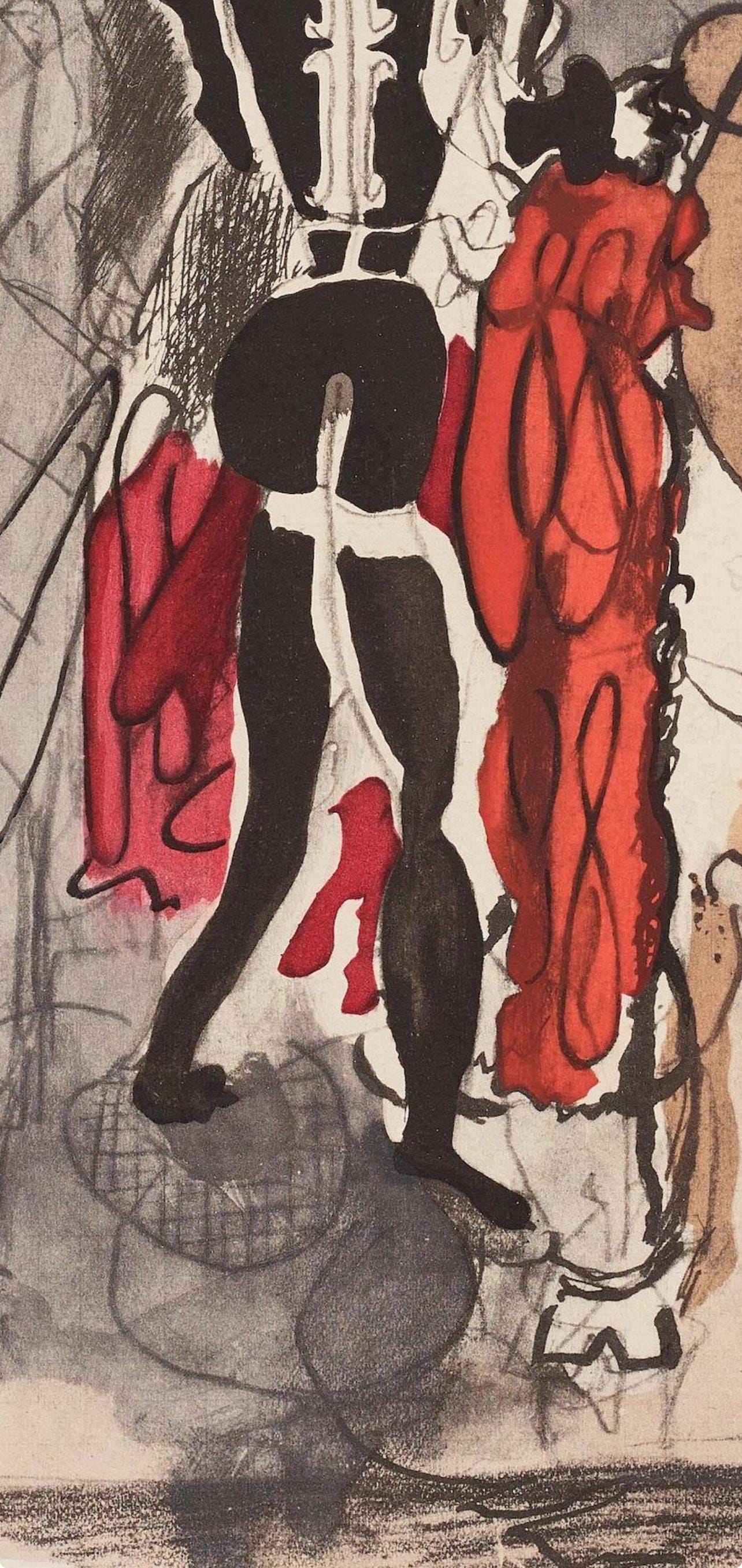 Georges Braque, Composition, Braque Espaces, 13 Dessins, Lavis, Aquarelles, Limited Edition Lithograph