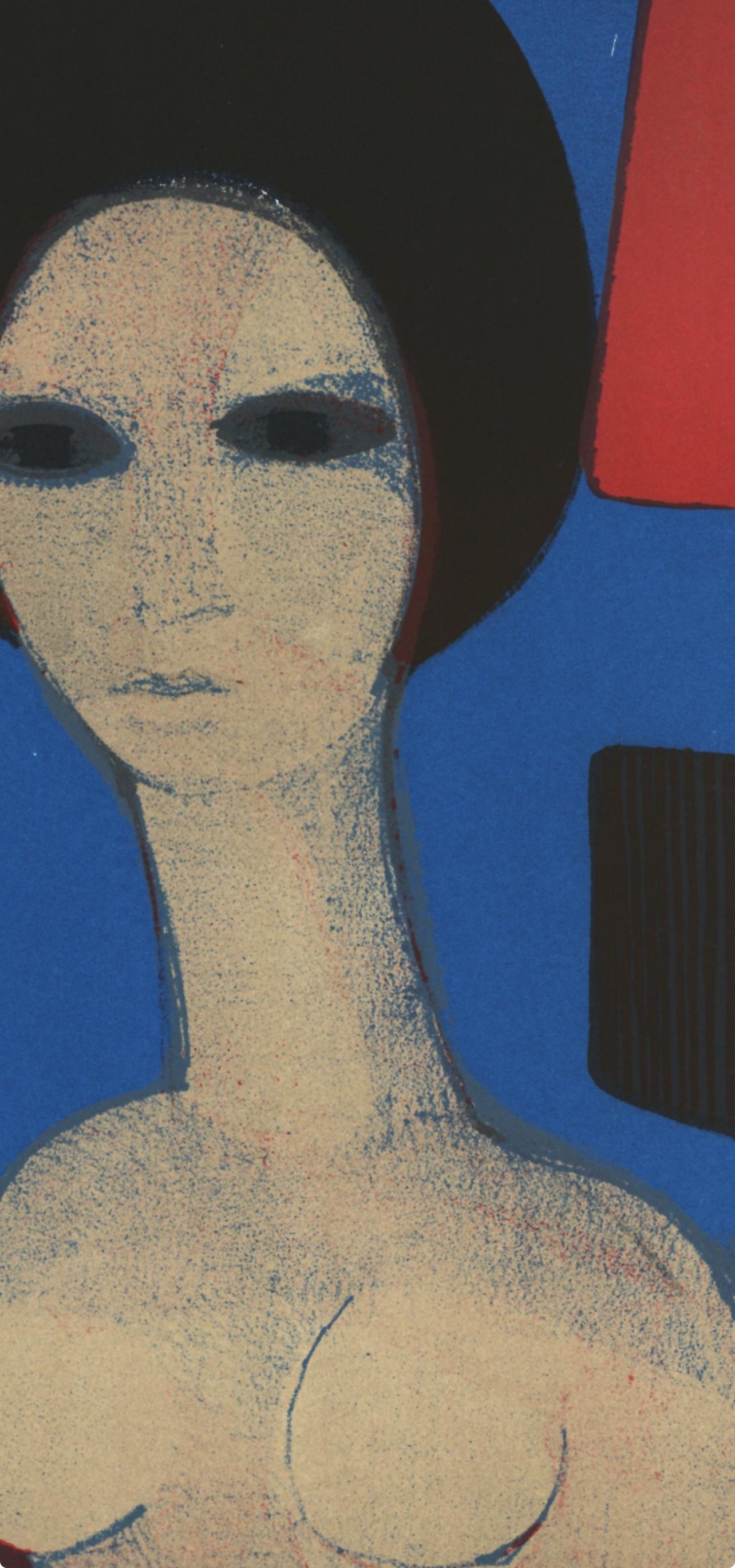 André Minaux, Composition, L'Odyssée, Limited Edition Lithograph