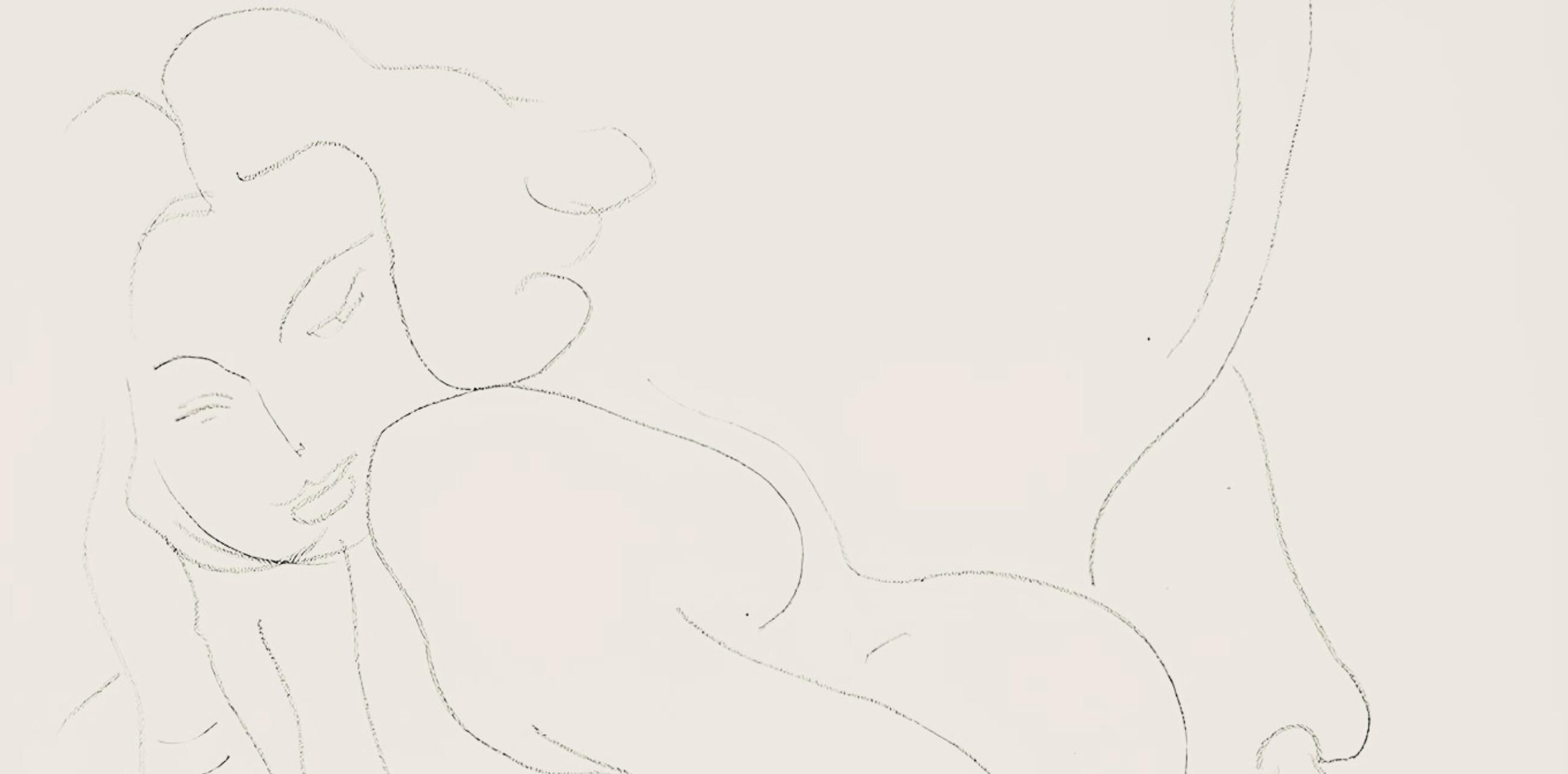 Henri Matisse, Série E, var. 5 (Duthuit 9), Henri Matisse, Dessins, Thèmes et variations, Limited Edition Lithograph