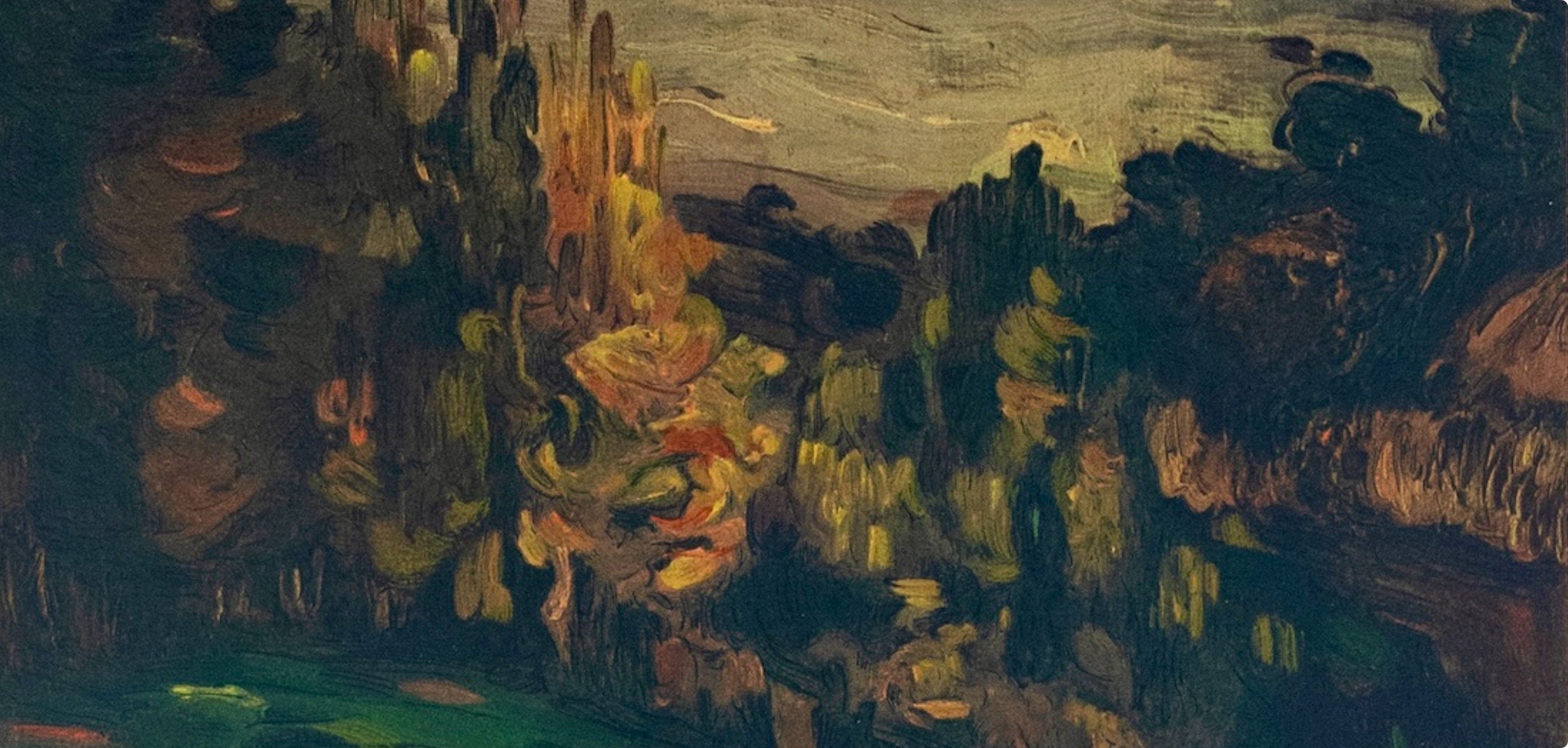 Paul Cézanne, Paysage à Aix, Les Réalistes Lyriques, Collection Pierre Lévy, Limited Edition Lithograph