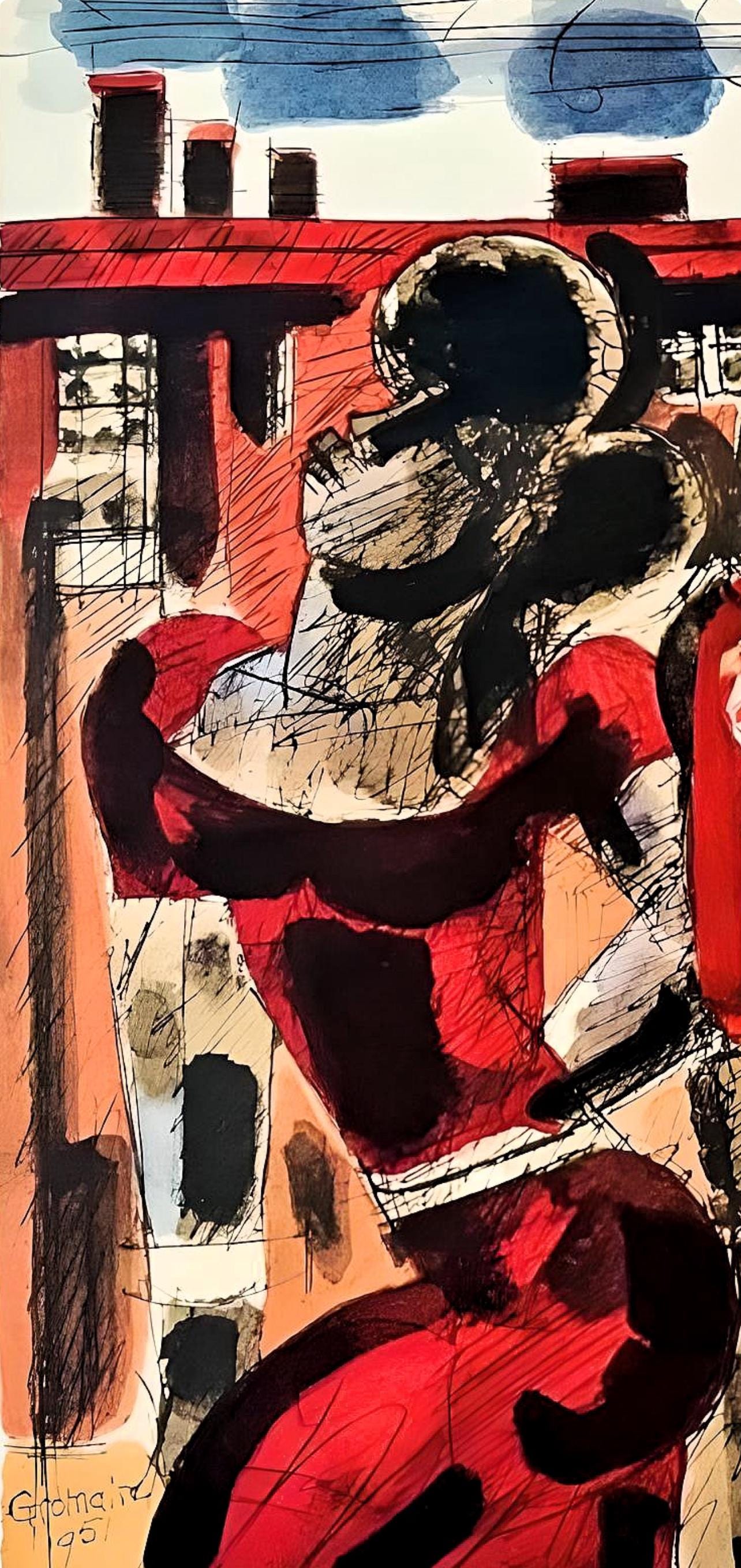 Marcel Gromaire, Composition, Éloge de Gromaire, Limited Edition Lithograph