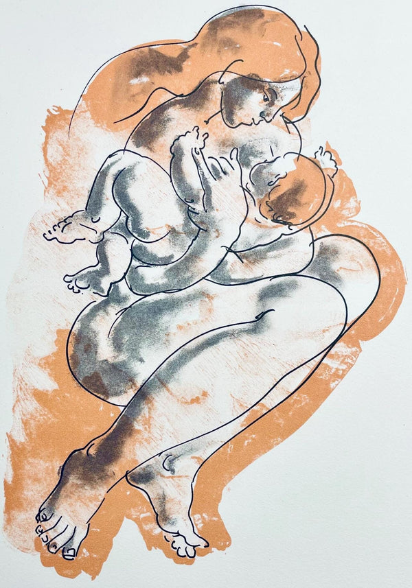 Hans Erni, Composition, Réflexions Simples Sur Le Corps, Limited Edition Lithograph