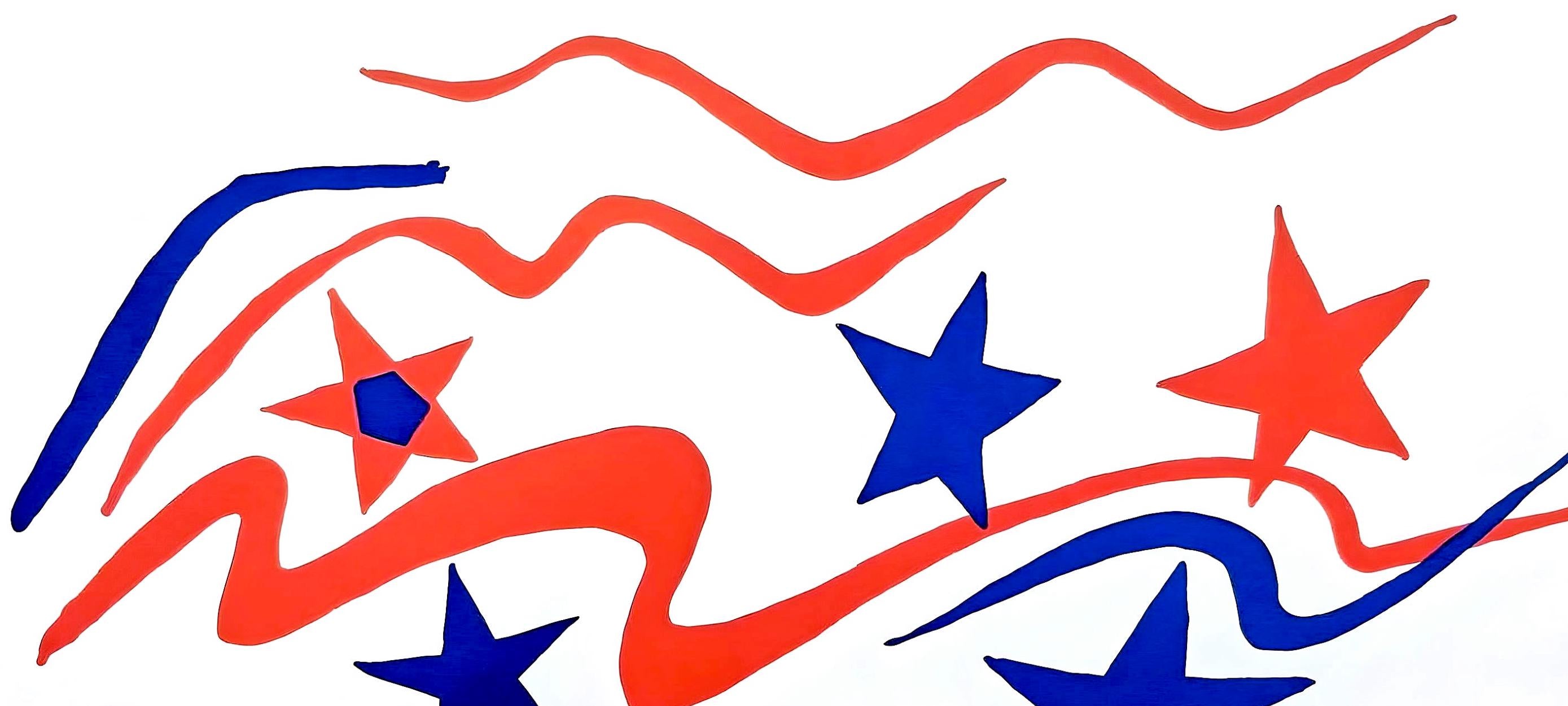 Alexander Calder, Stars and Stripes, Braniff International Airways Flying Colors Collection, Limited Edition Lithograph