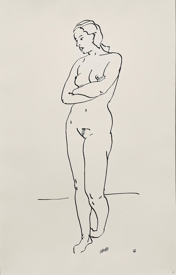 Henry Strater, Composition, 24 Drawings by Henry Strater, Limited Edition Lithograph