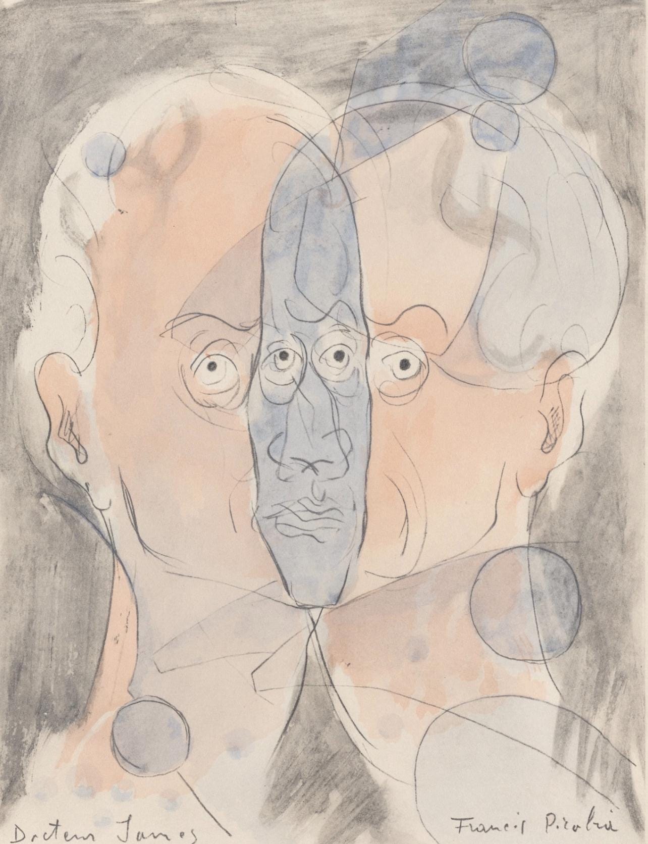 Francis Picabia, Composition, Le Peseur d'âmes (The Weigher of Souls), Limited Edition Lithograph