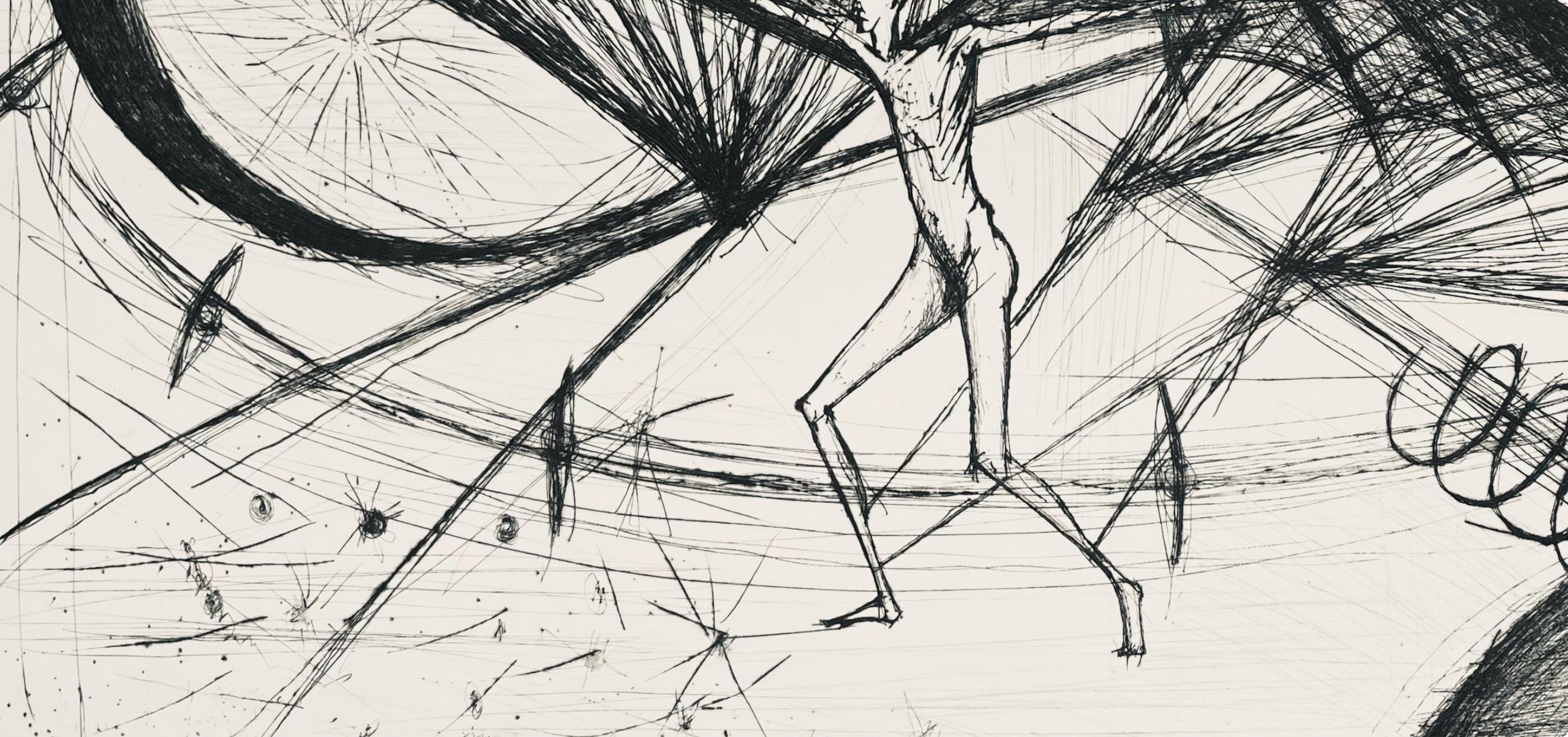 Bernard Buffet, Composition (Reinz 208-222), Voyages Fantastiques, Limited Edition Etching