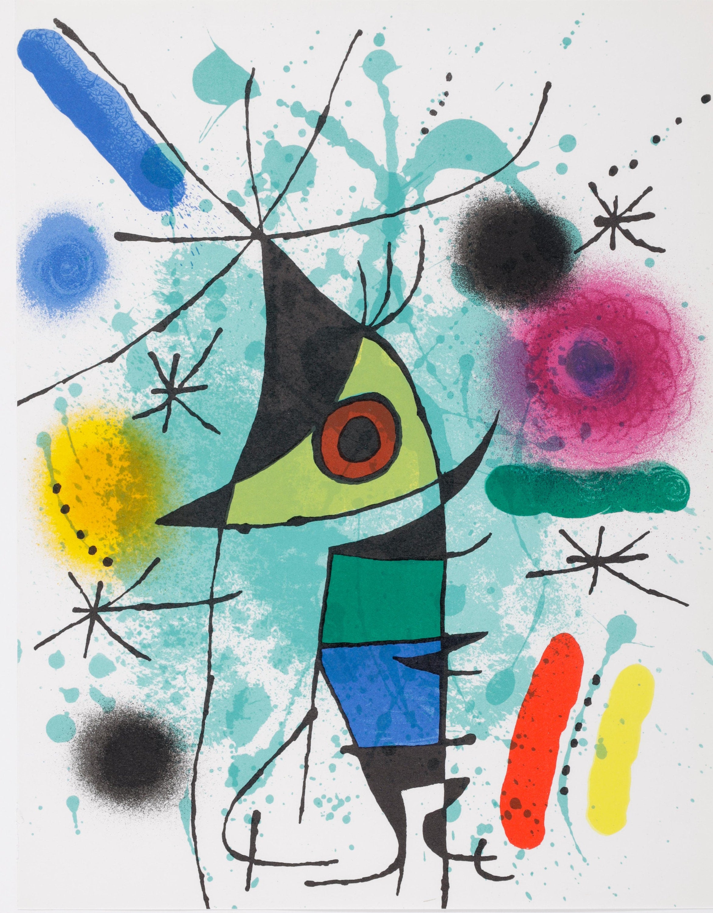 Joan Miró, Composition, (Cramer 160; Mourlot 867), Joan Miró Lithographs, Limited Edition Lithograph
