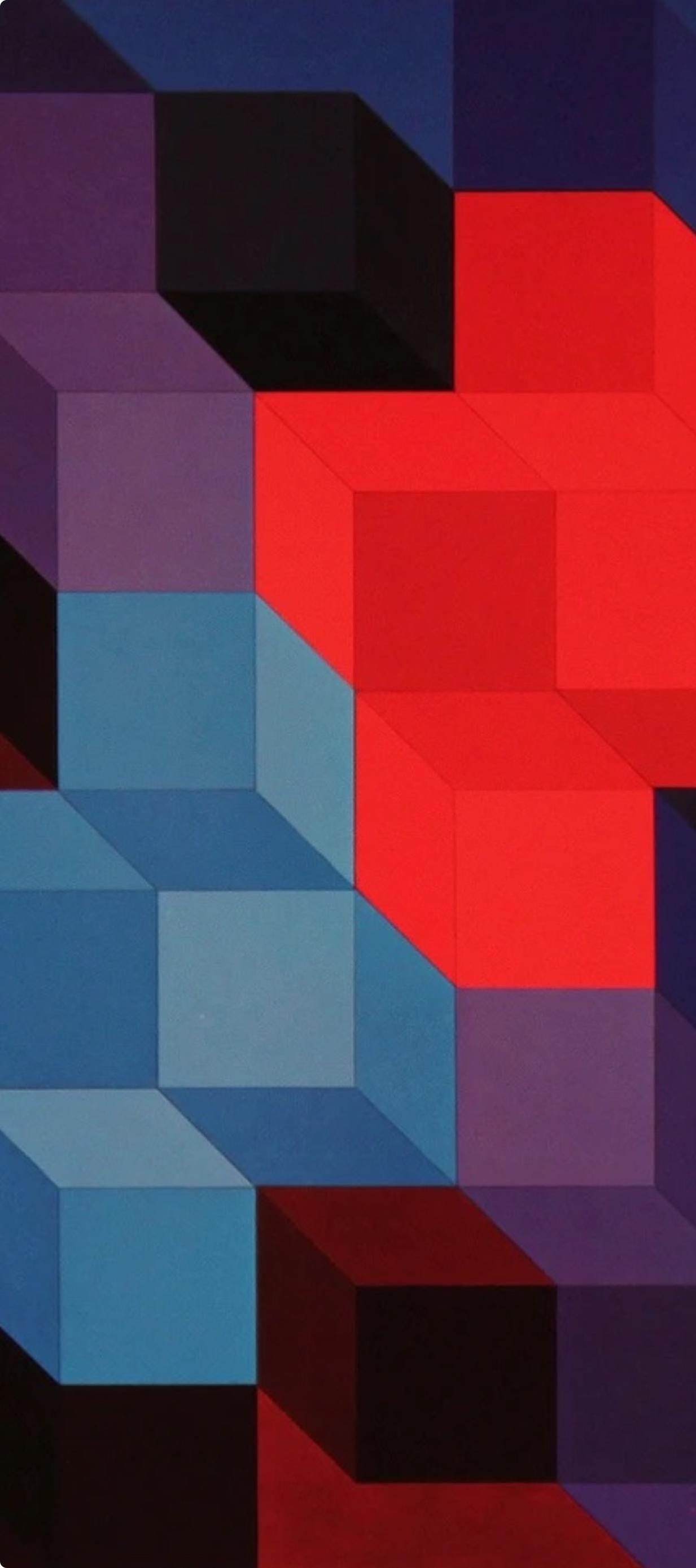 Victor Vasarely, Composition, Hommage à Hexagone, Limited Edition Héliogravure