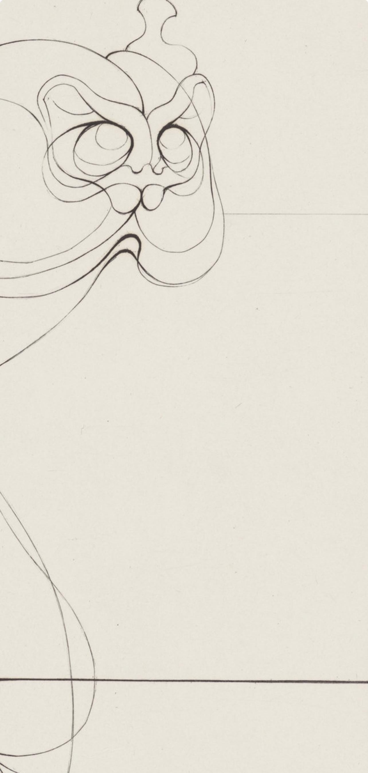 Hans Bellmer, Composition, Feuilles éparses, Limited Edition Etching