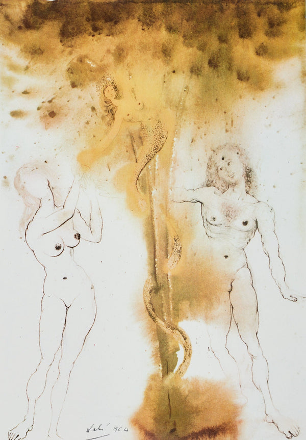 Salvador Dali, Composition (Michler/Löpsinger 1600; Field 69-3), Biblia Sacra, Limited Edition Lithograph