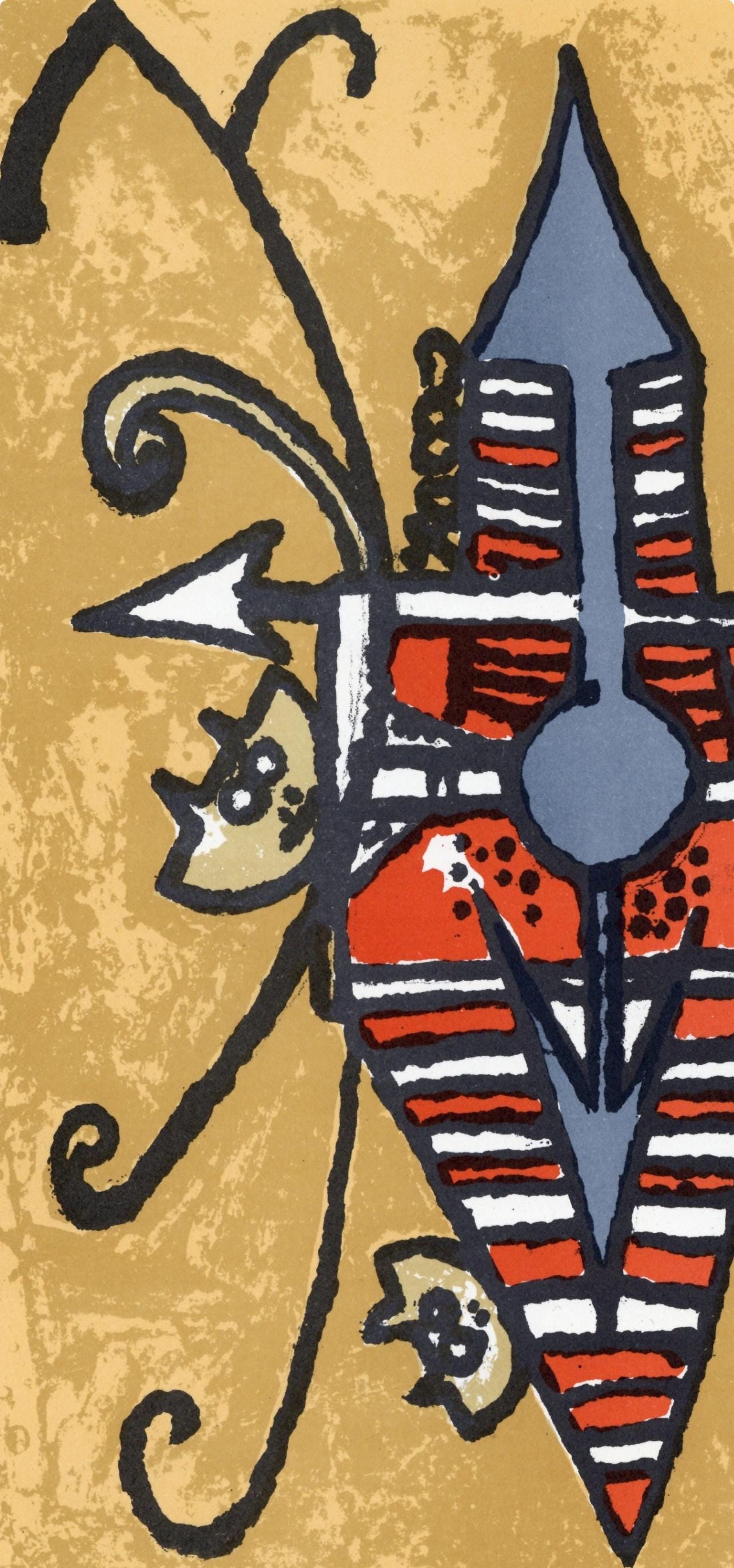 Wifredo Lam 林飛龍, Les affinites ambigues, XXe siècle, Limited Edition Lithograph