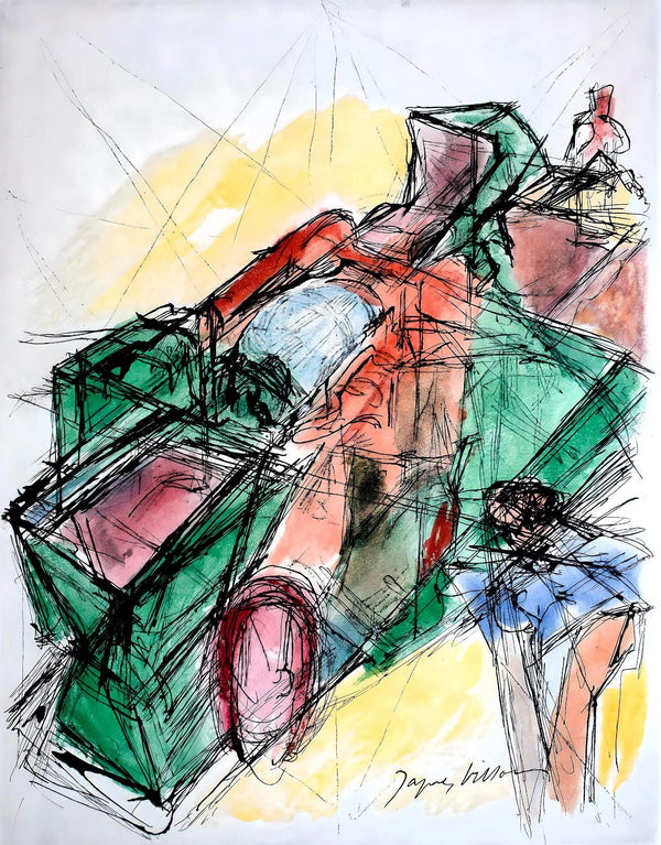 Jacques Villon, Composition, Les Peintres mes amis, Limited Edition Etching