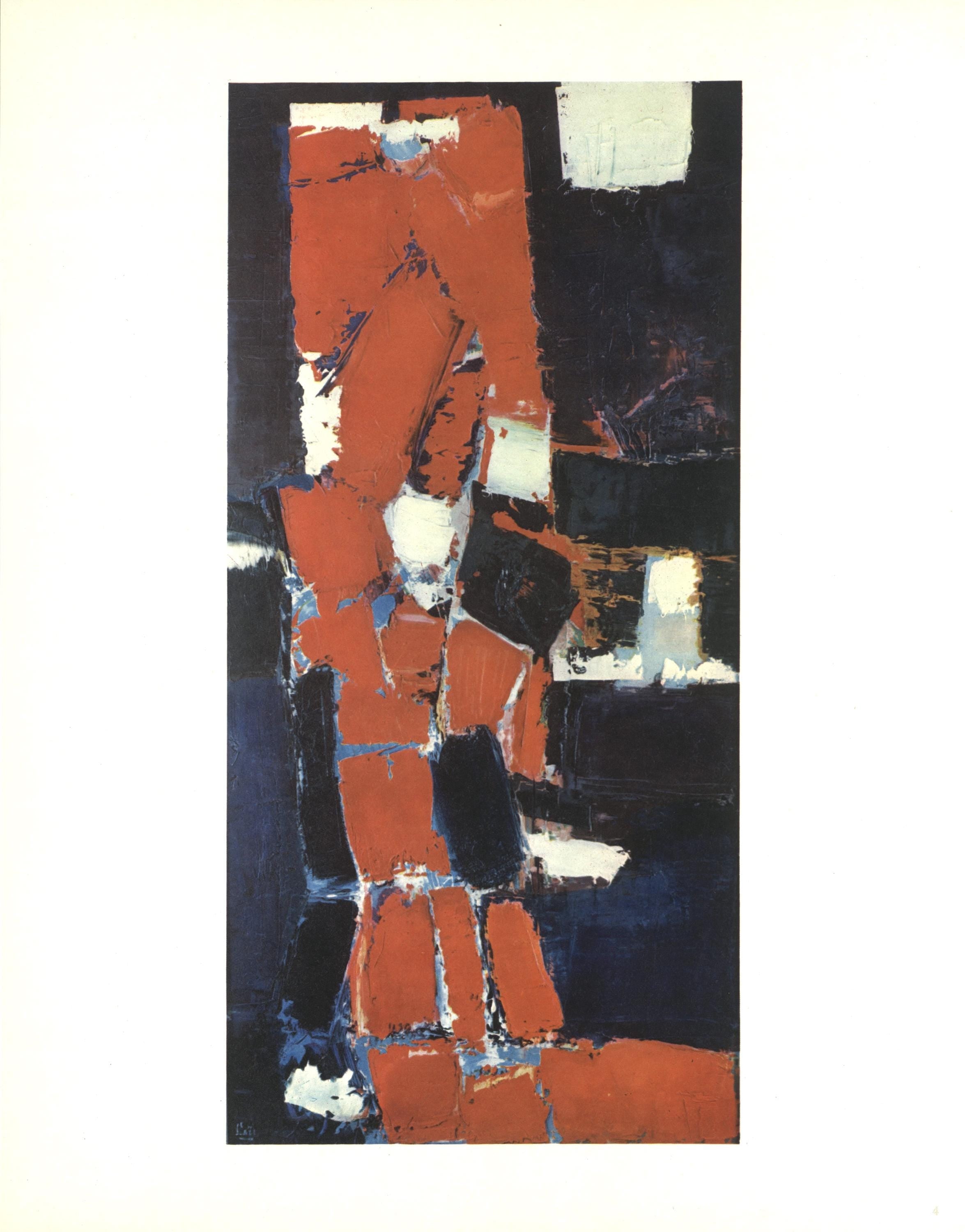 Nicolas de Staël, Composition, Nicolas de Staël, Peintres d'aujourd'hui, Limited Edition Lithograph