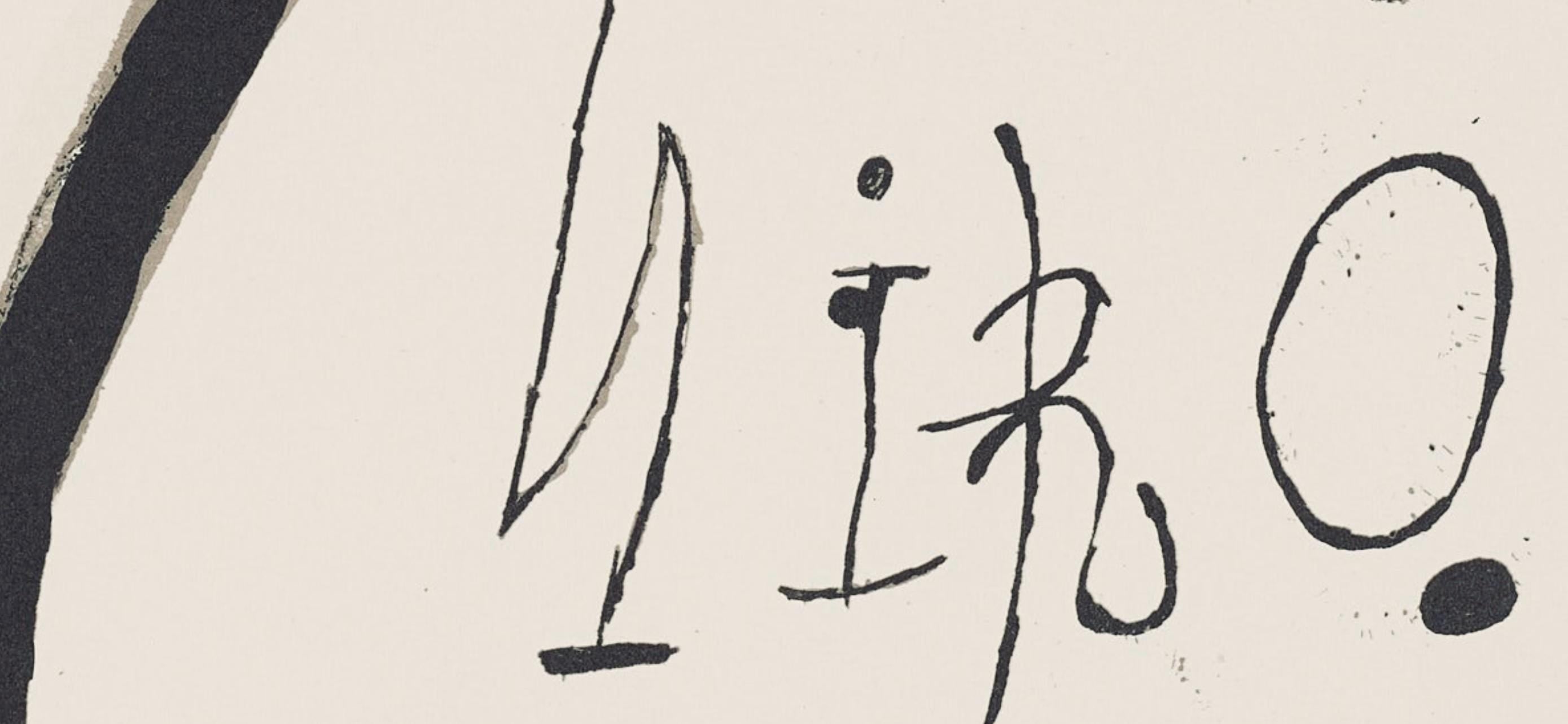 Joan Miró, Composition (Mourlot 872-881; Cramer 164), El tapís de Tarragona, Limited Edition Lithograph