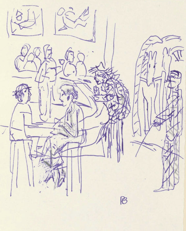 Pierre Bonnard, Composition (Terrasse 54), Pierre Bonnard Correspondences, Limited Edition Lithograph