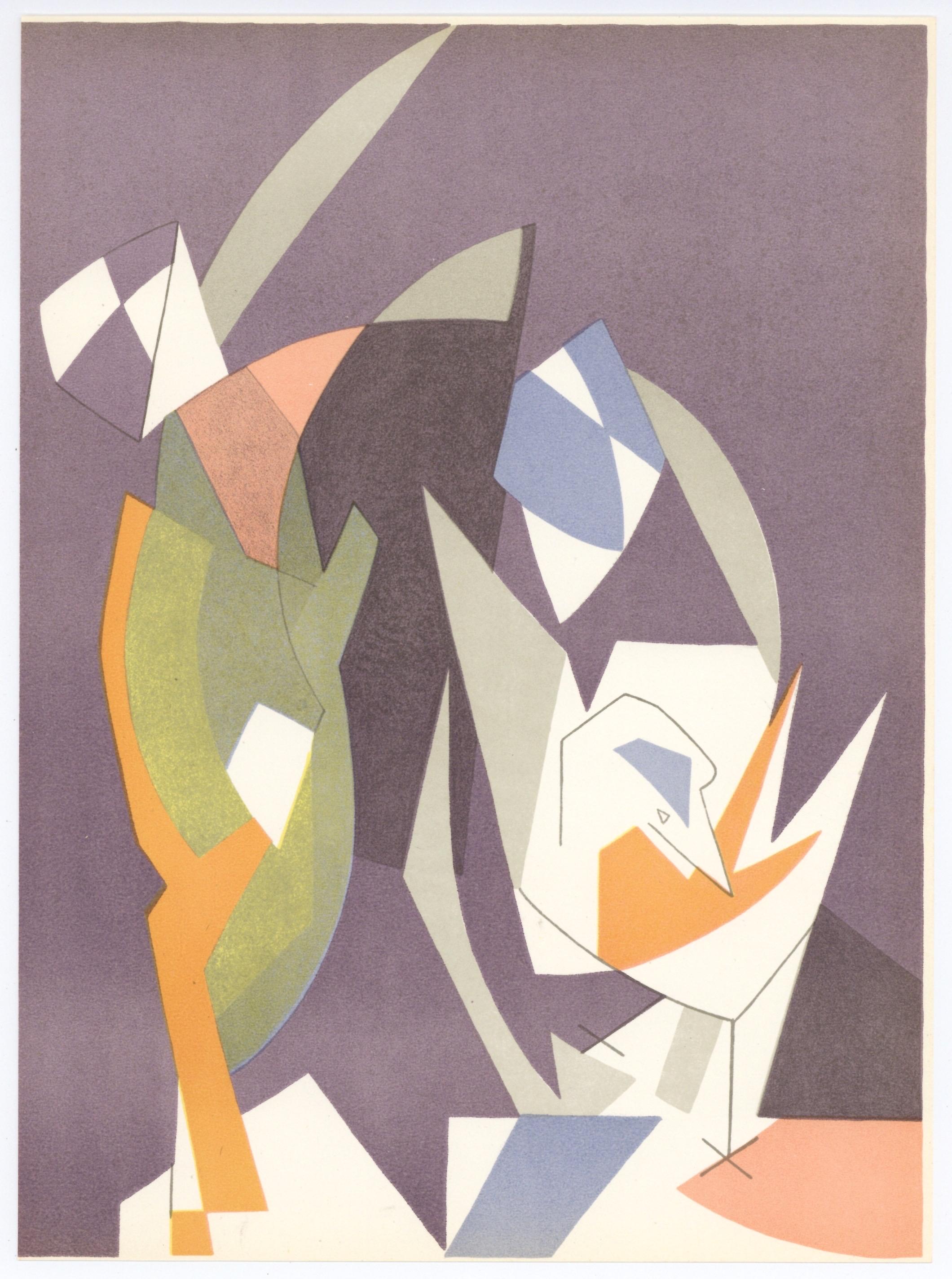 André Beaudin, Composition, André Beaudin, Verve: Revue Artistique, Limited Edition Lithograph