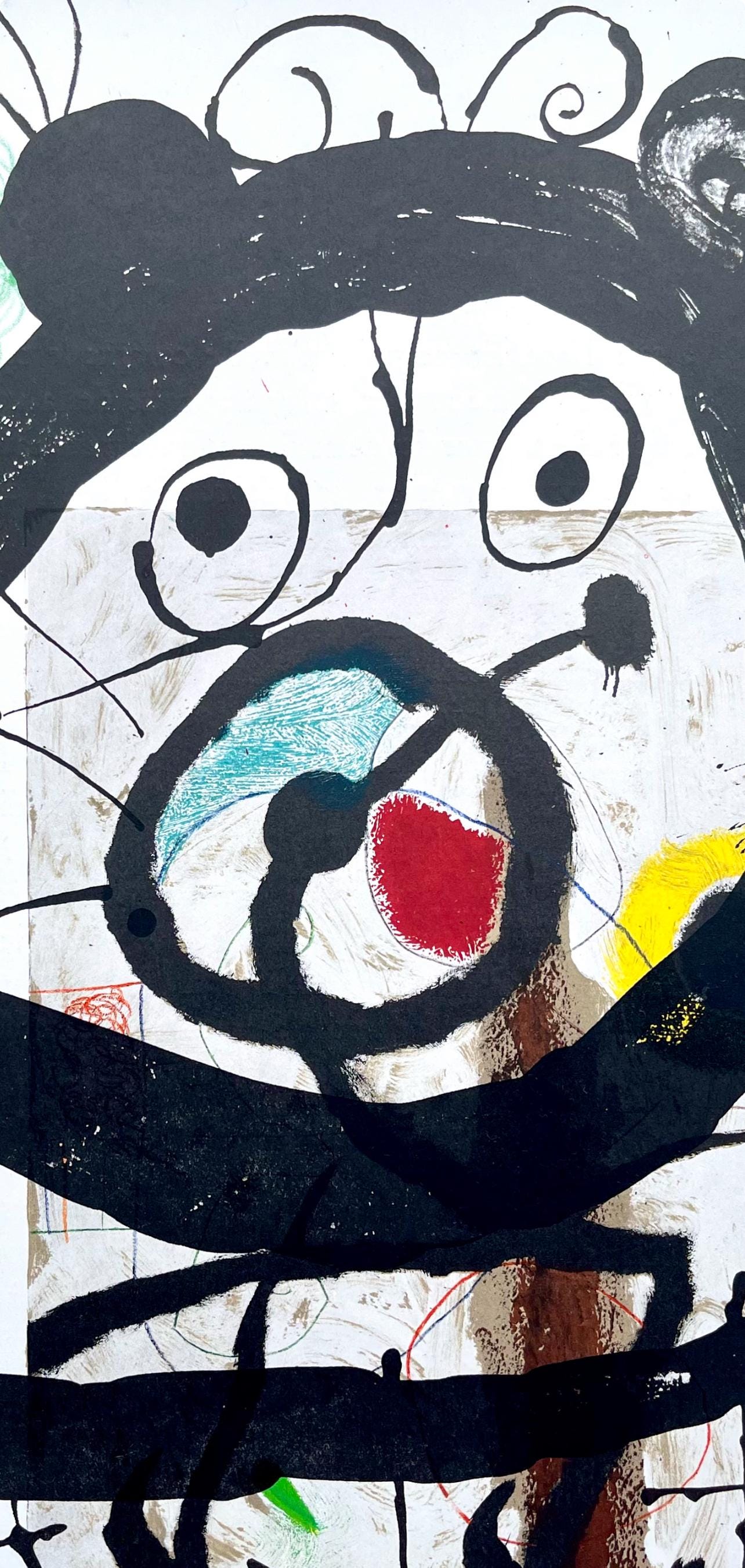 Joan Miró, Composition (Cramer 102; Mourlot 428-449), Derrière le miroir, Limited Edition Lithograph