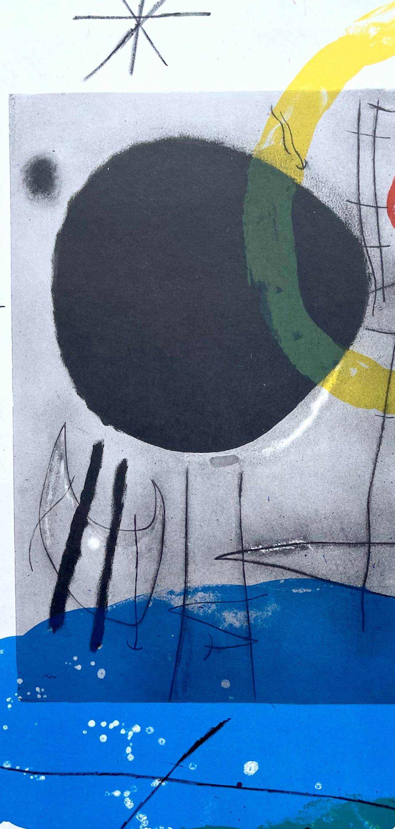 Joan Miró, Composition (Cramer 102; Mourlot 428-449), Derrière le miroir, Limited Edition Lithograph