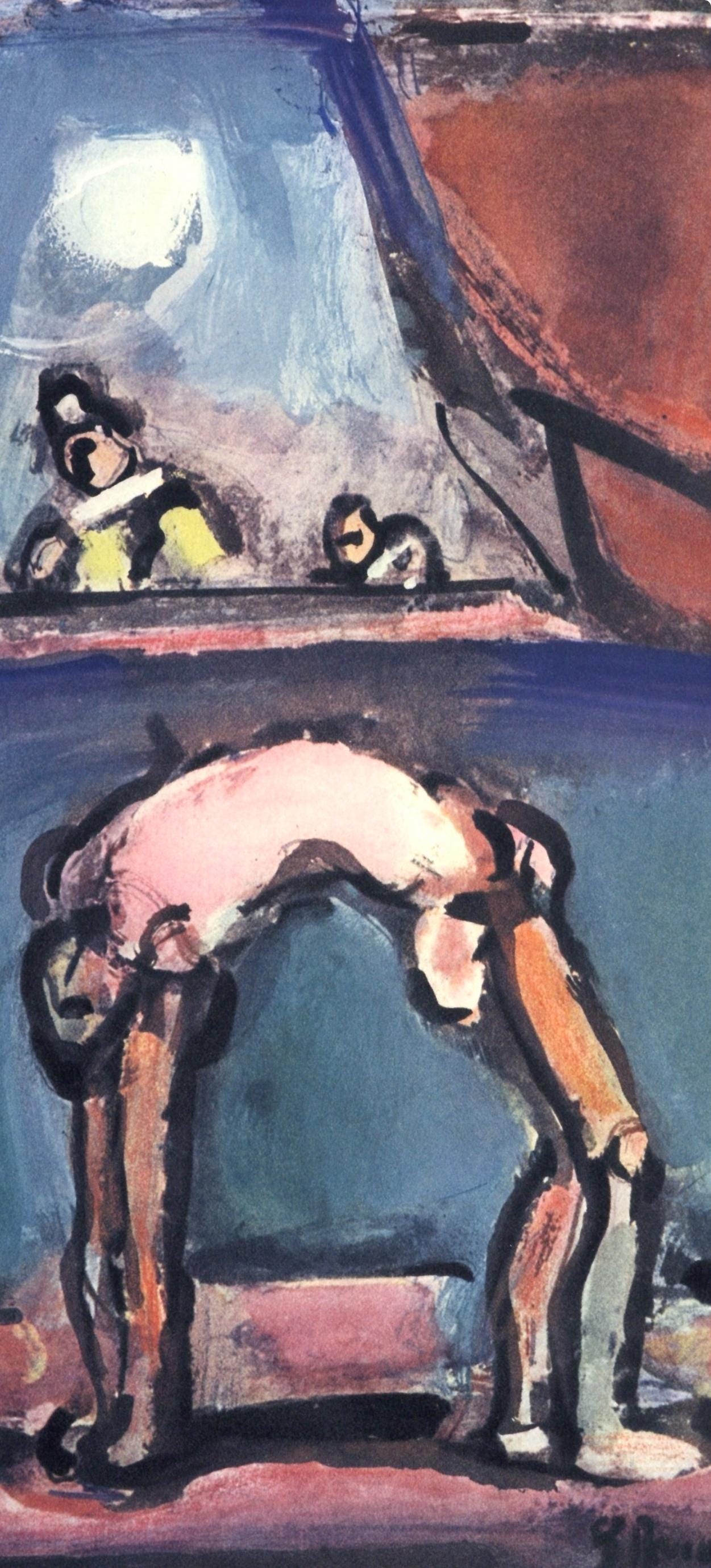 Georges Rouault, Composition, Divertissement, Limited Edition Lithograph