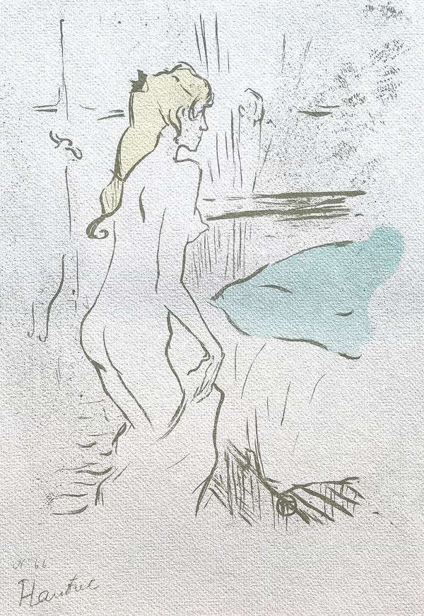 Henri de Toulouse-Lautrec, Étude de femme, TLautrec, Philadelphia Museum of Art, Limited Edition Lithograph