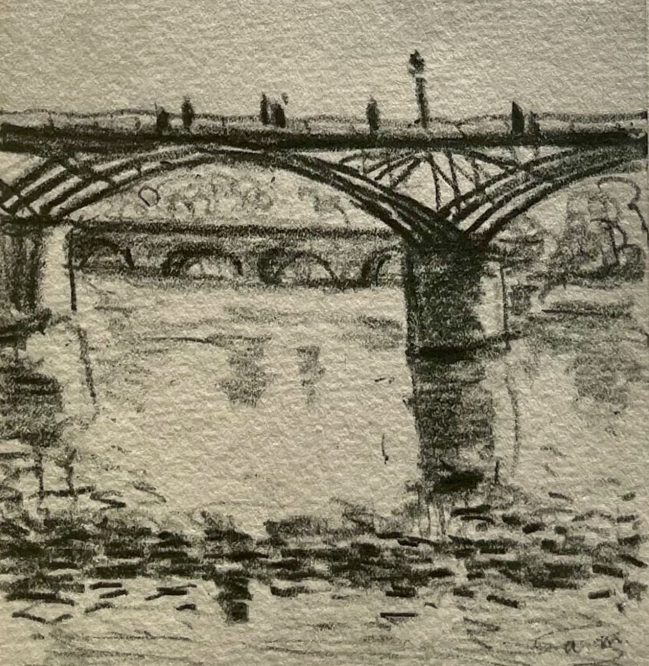 Albert Marquet, Pont-Neuf Statue de Henri IV. Pont des Arts, Marquet, Limited Edition Lithograph