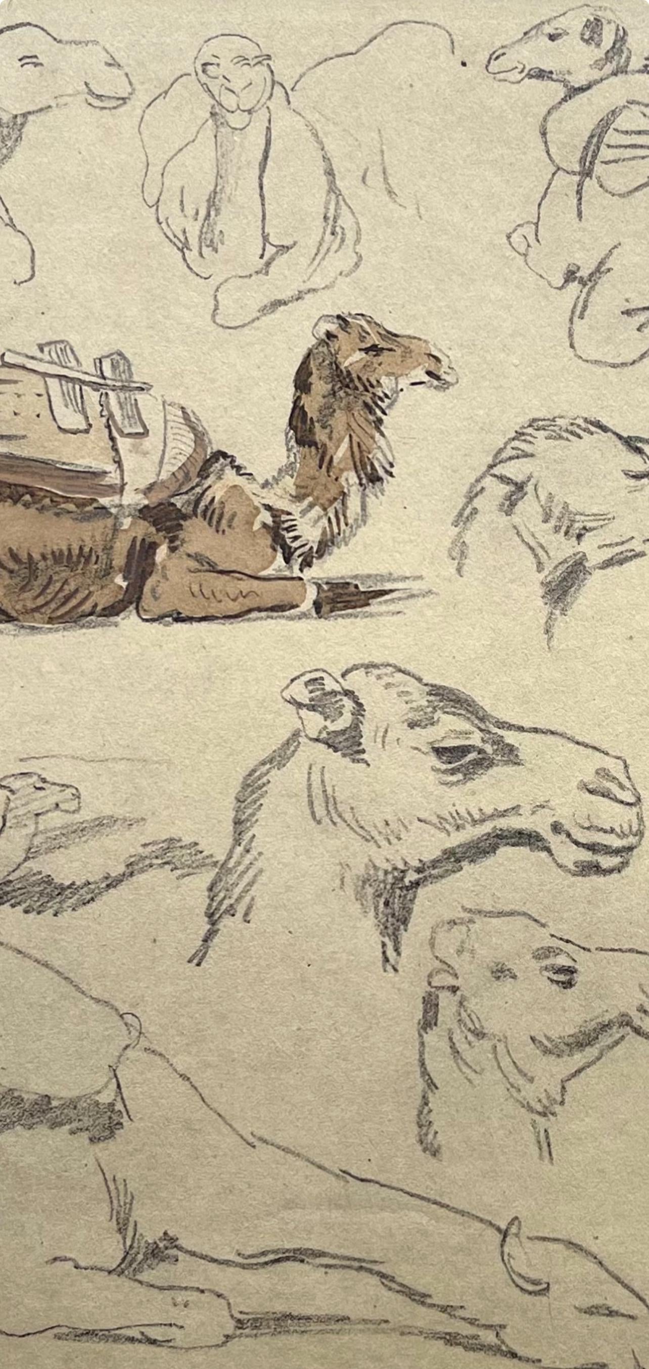 Eugène Delacroix, Composition, Trente et un Dessins et Aquarelles du Maroc, Limited Edition Lithograph