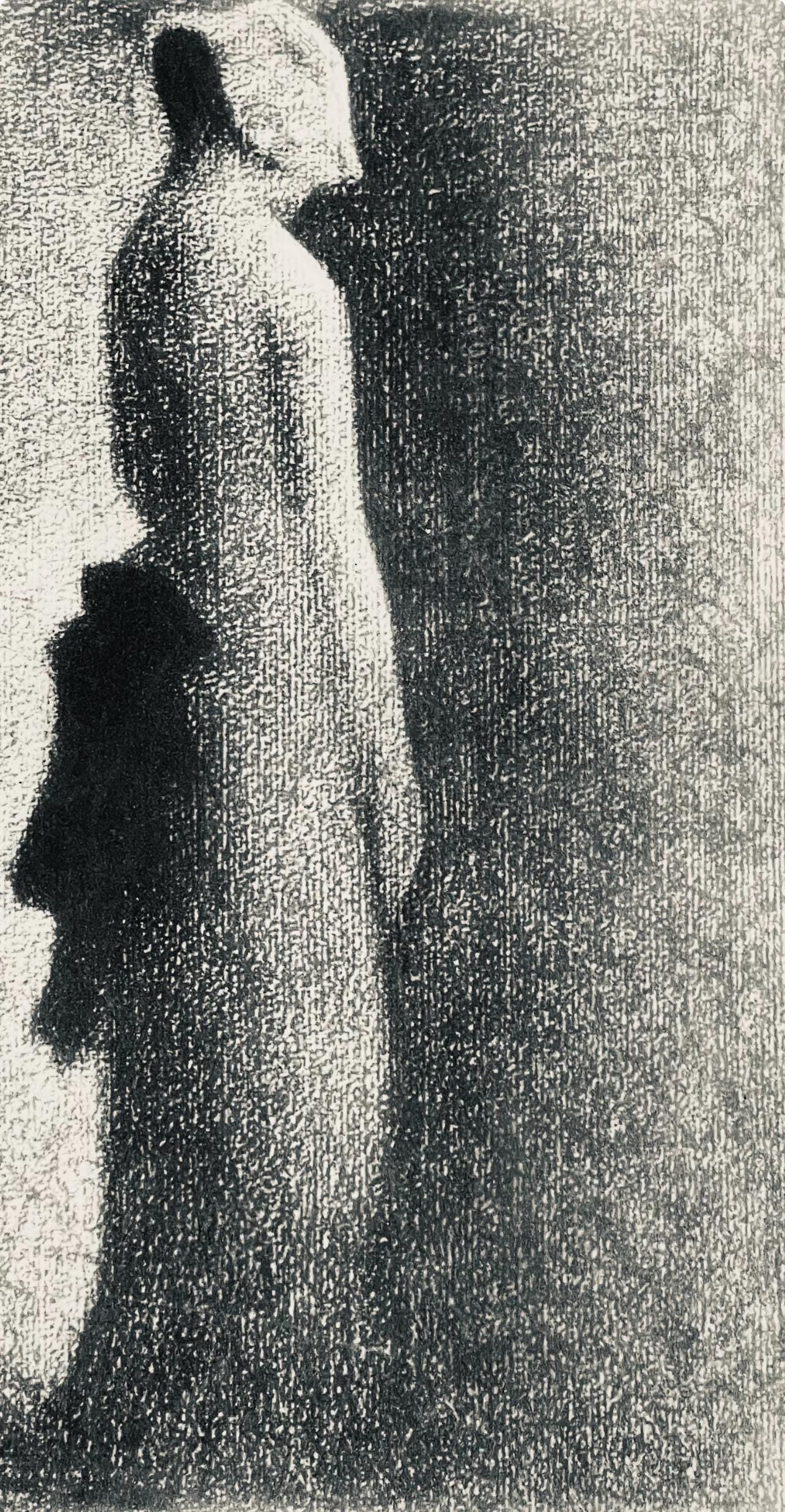 Georges Seurat, Le nœud noir, Seurat, Limited Edition Lithograph